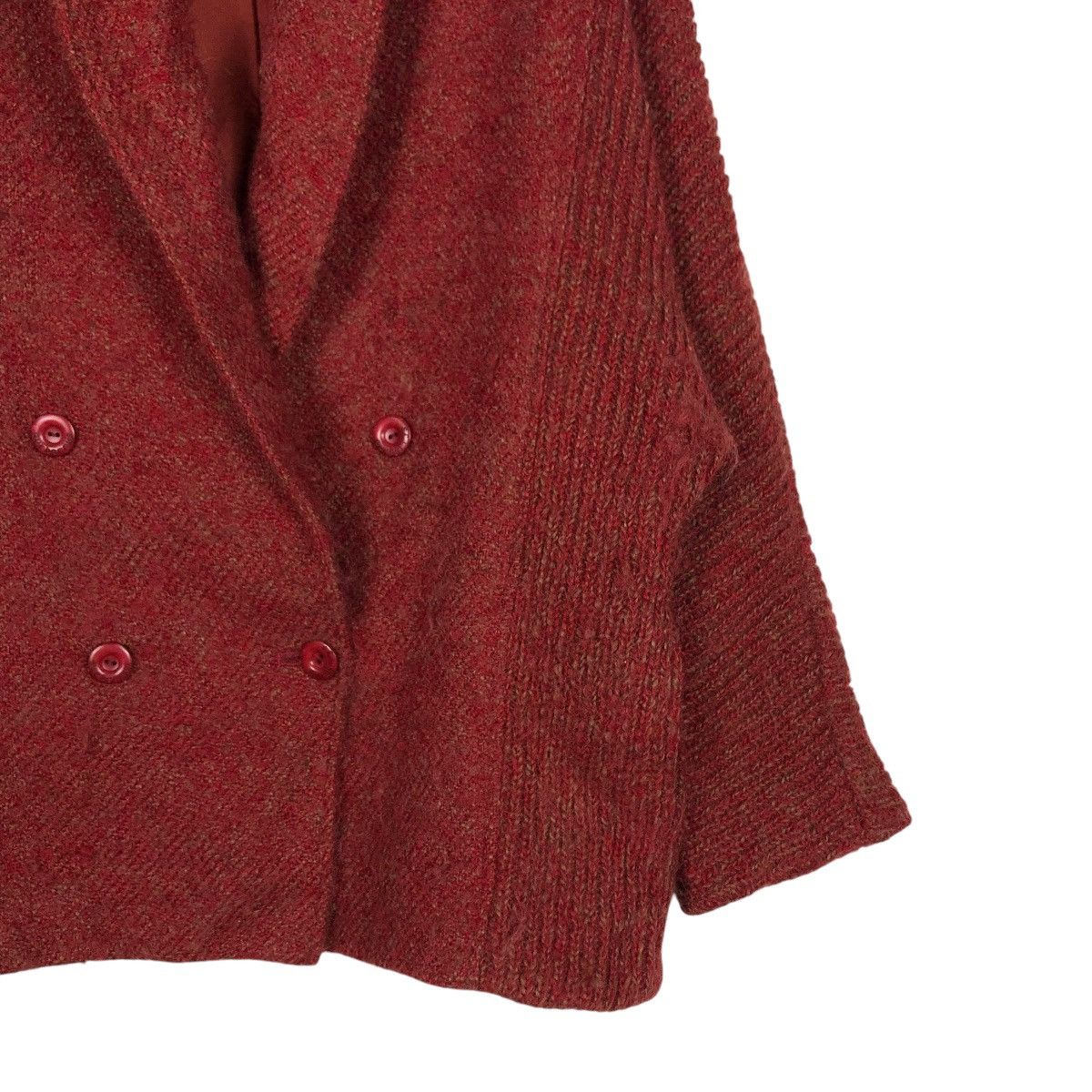 Burberry 🔥VINTAGE BURBERRYS KNIT WOOL BOMBER JACKET DOUBLE BREAST Size US M / EU 48-50 / 2 - 7 Thumbnail