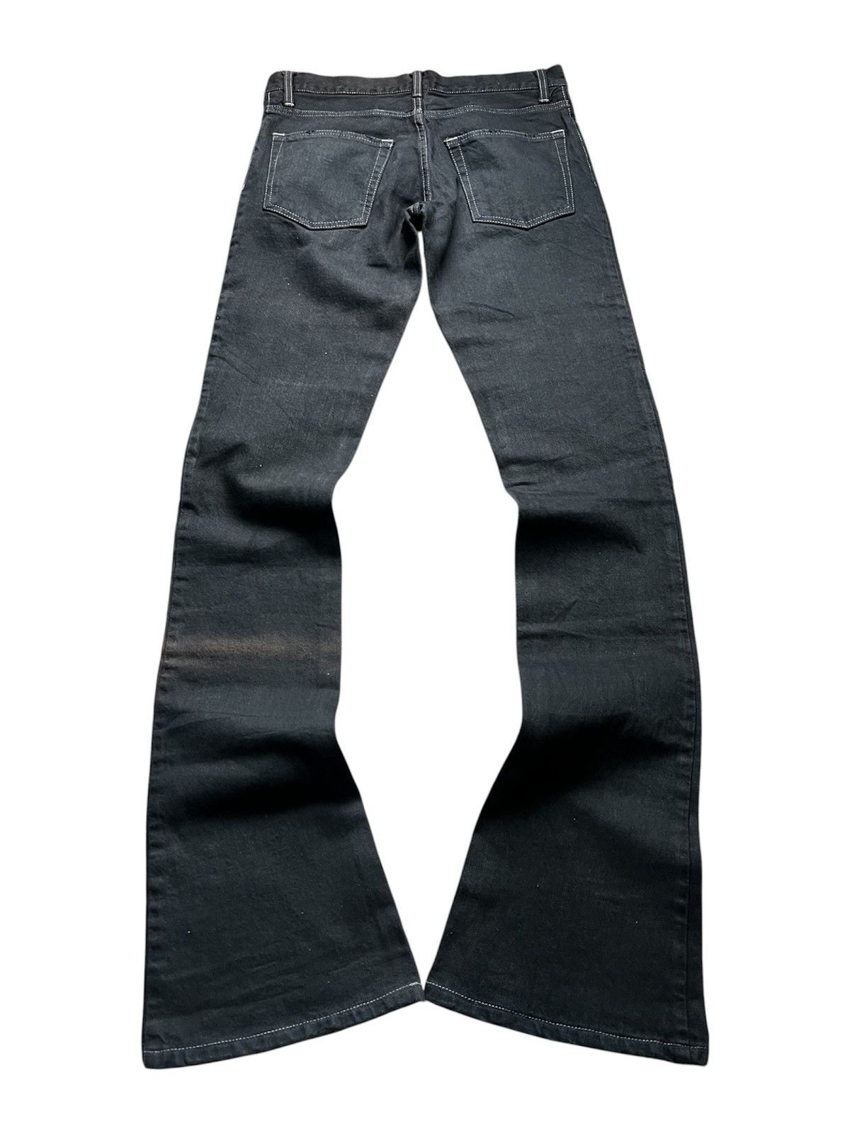 If Six Was Nine If Six Was Nine Mud Max Flared Distressed Denim Size US 29 - 2 Thumbnail