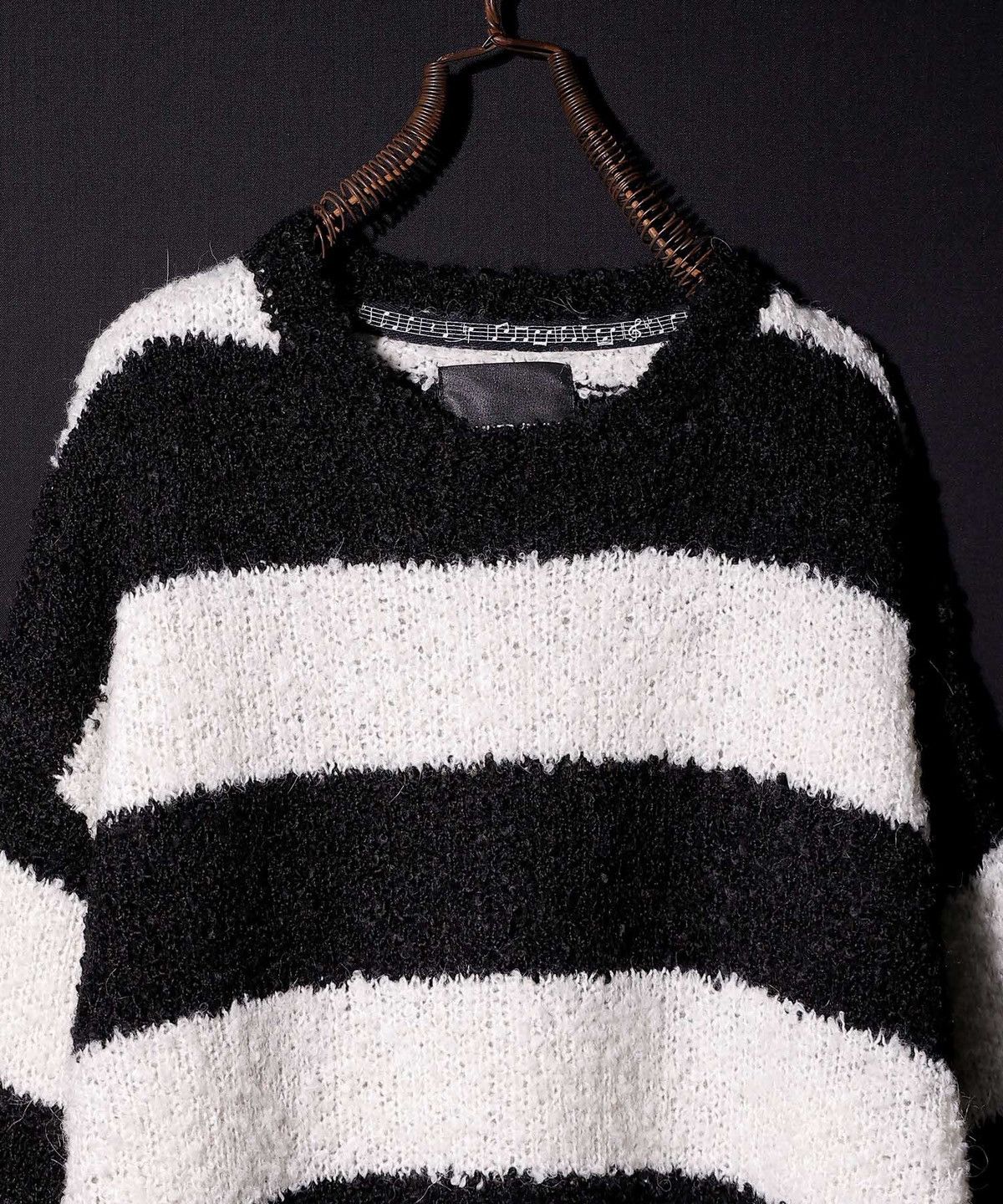 Number (N)ine Number nine ALPACA Striped KNIT Sweater Size US M / EU 48-50 / 2 - 3 Thumbnail