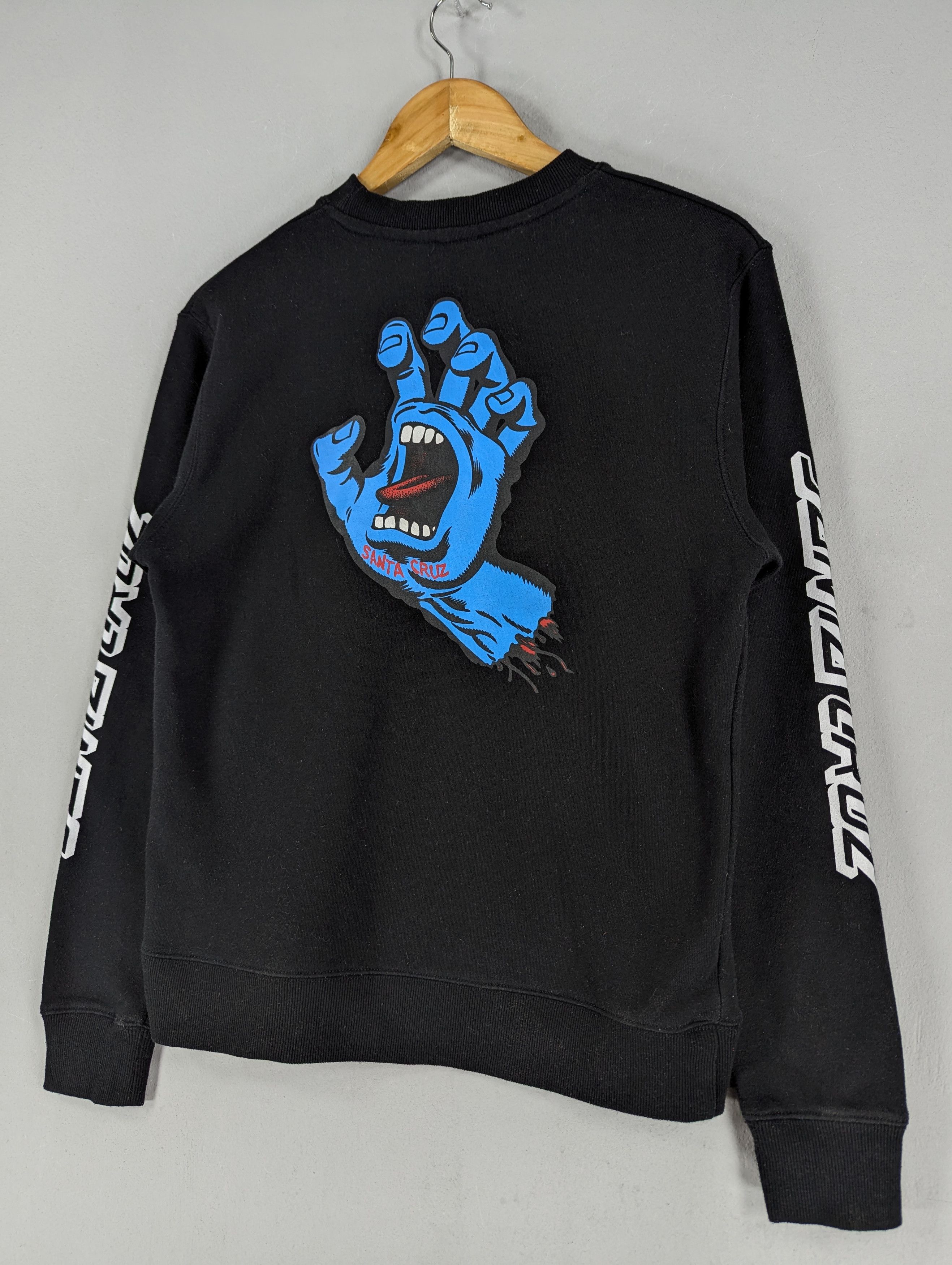 Santa Cruz Skateboards Santa Cruz Screaming Hand Crewneck Sweatshirt Size US M / EU 48-50 / 2 - 2 Thumbnail