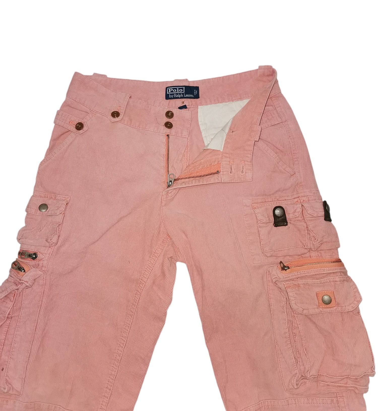 Polo Ralph Lauren × Ralph Lauren Polo By Ralph Lauren 12 Multipocket corduroy Cargo Pants Size US 30 / EU 46 - 10 Thumbnail