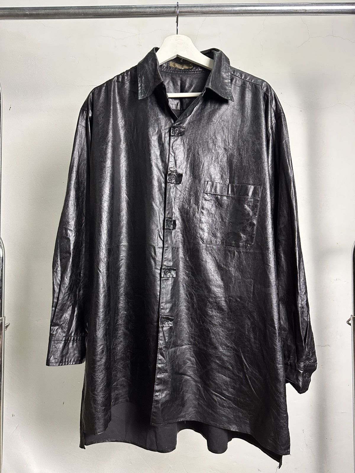 Yohji Yamamoto Y’s for Men Coated Polyurethane Jacket Size US L / EU 52-54 / 3 - 16 Thumbnail