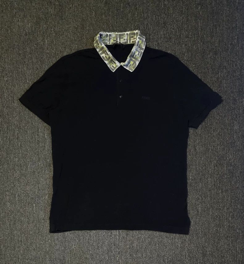 Fendi Fendi Short Sleeve Polo Shirt-yf Size US XL / EU 56 / 4 - 1 Thumbnail
