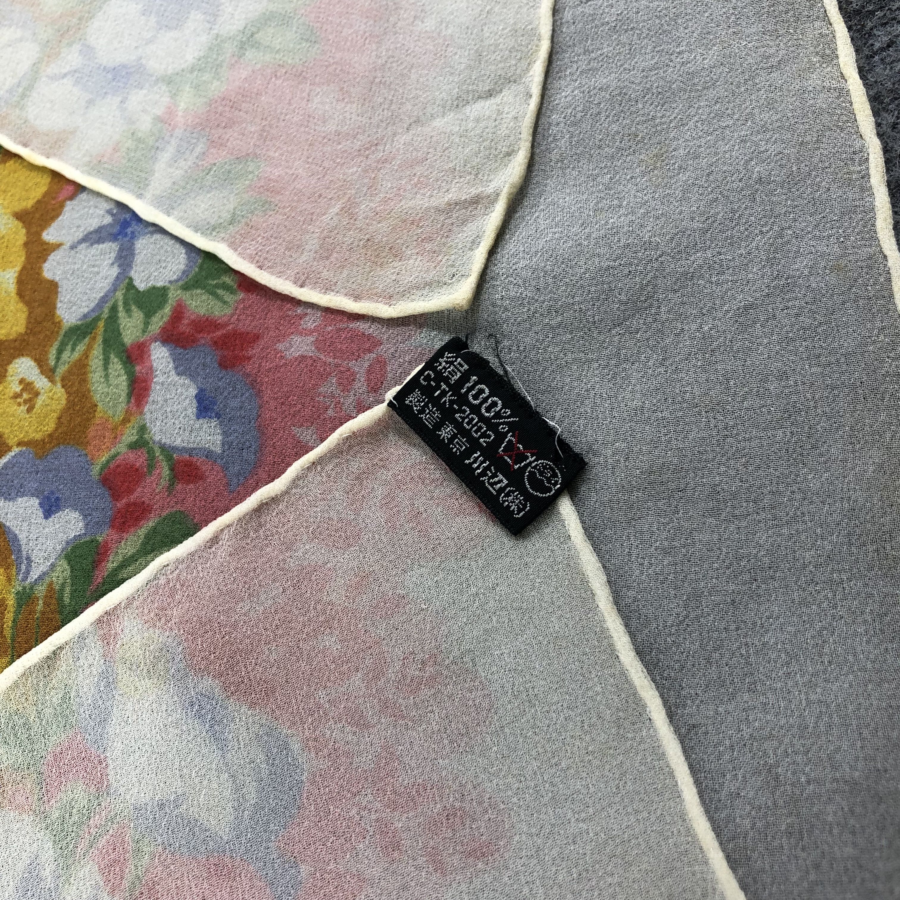 Vintage Roland Munnier Hand Rolled Silk Scarf M840 Size ONE SIZE - 4 Thumbnail