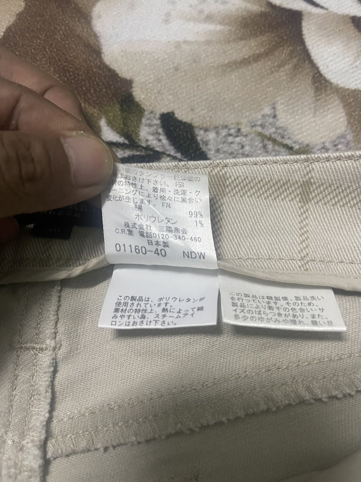Burberry Burberry London Pant Flare Size 31" - 7 Thumbnail
