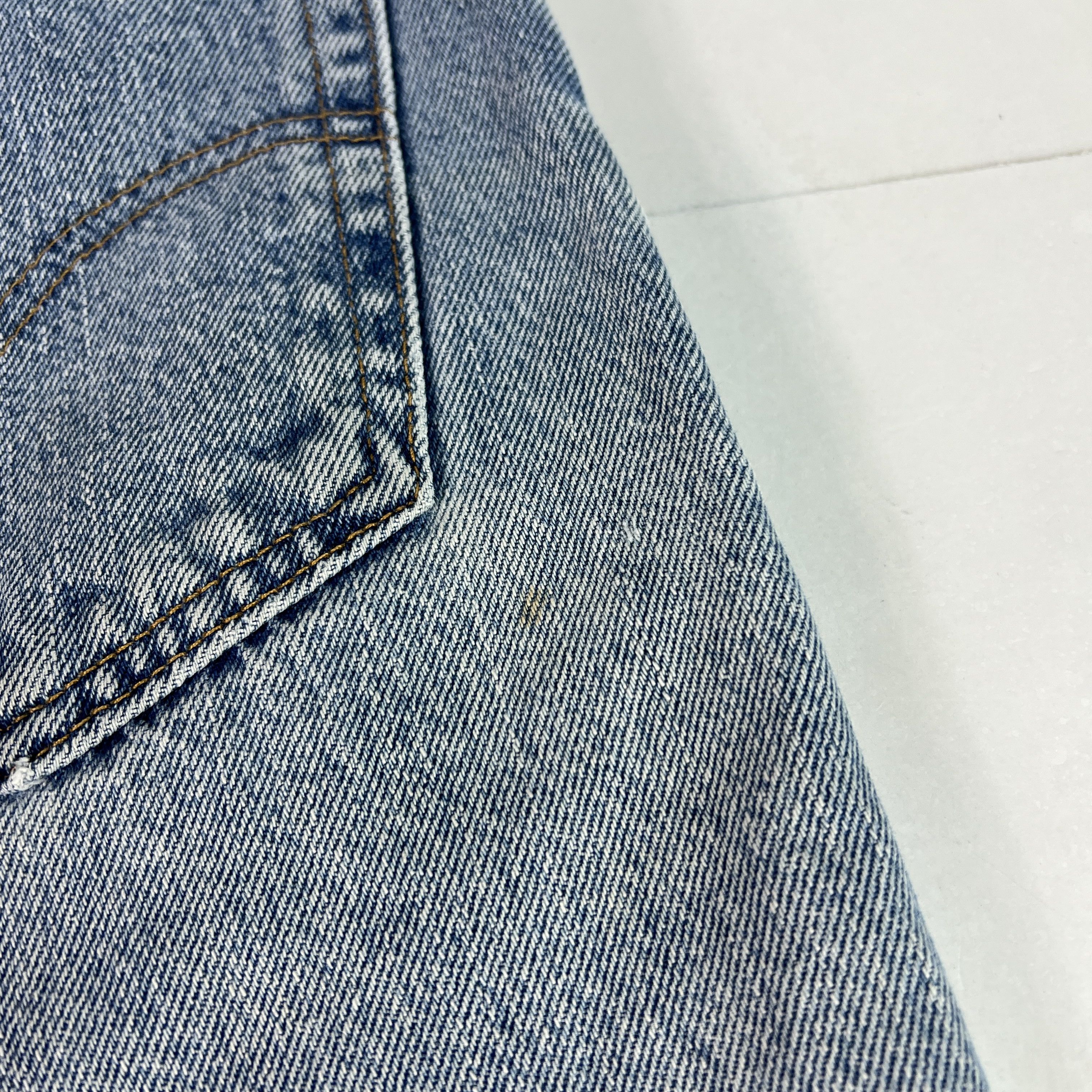 Levi's Y2K Levi's Jeans 505 Straight Blue Faded Distressed Denim Size US 31 - 4 Thumbnail