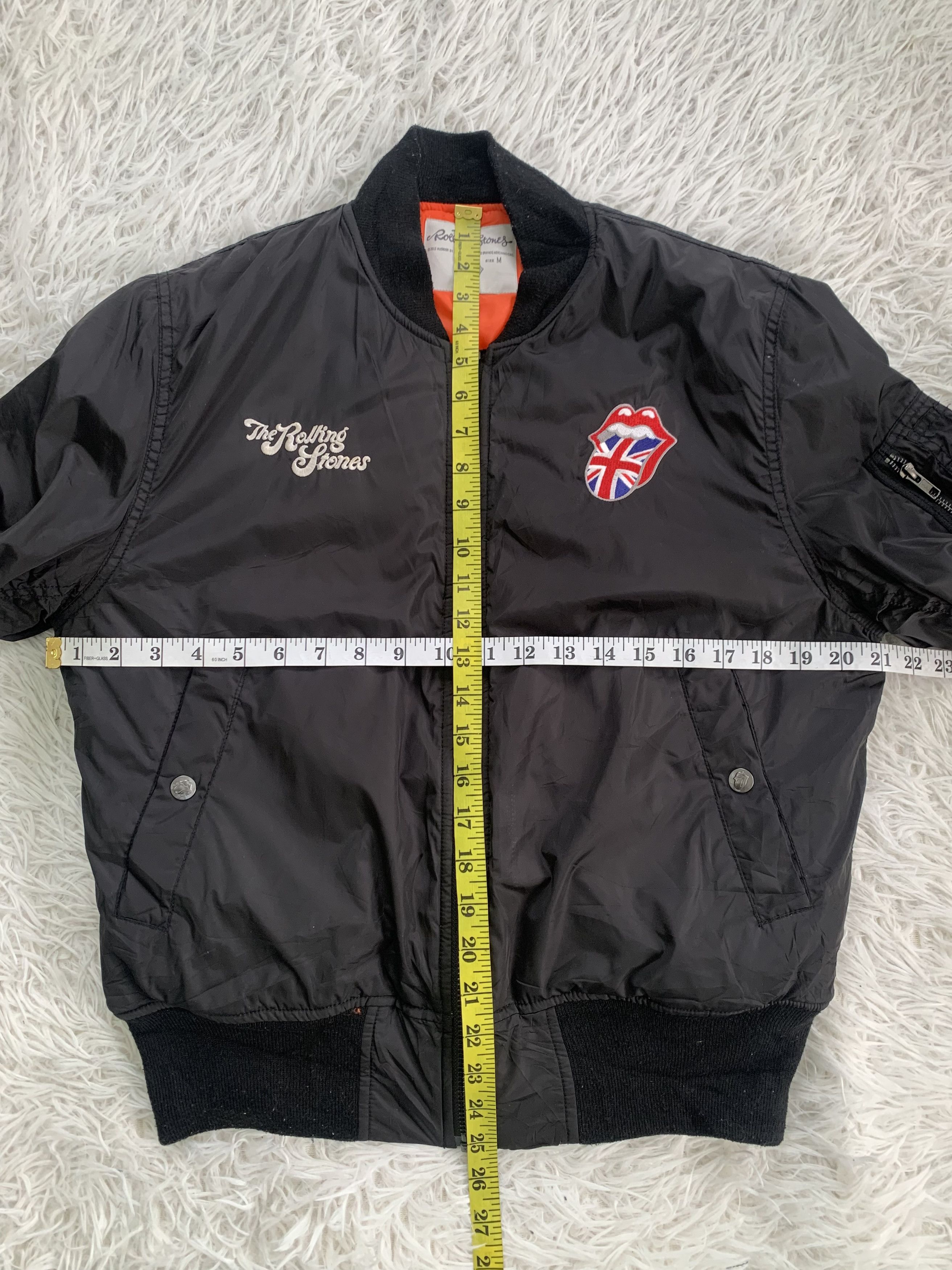 The Rolling Stones The Rolling Stones MA-1 Flight Bomber Jacket Size US M / EU 48-50 / 2 - 10 Thumbnail