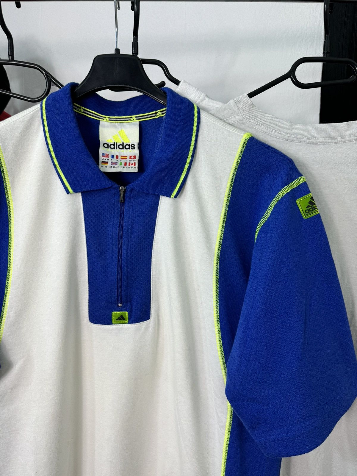 Adidas × Equipment × Vintage Vintage Adidas Equipment Zip Polo Jersey y2k Tennis EQT 90s Size US M / EU 48-50 / 2 - 4 Thumbnail