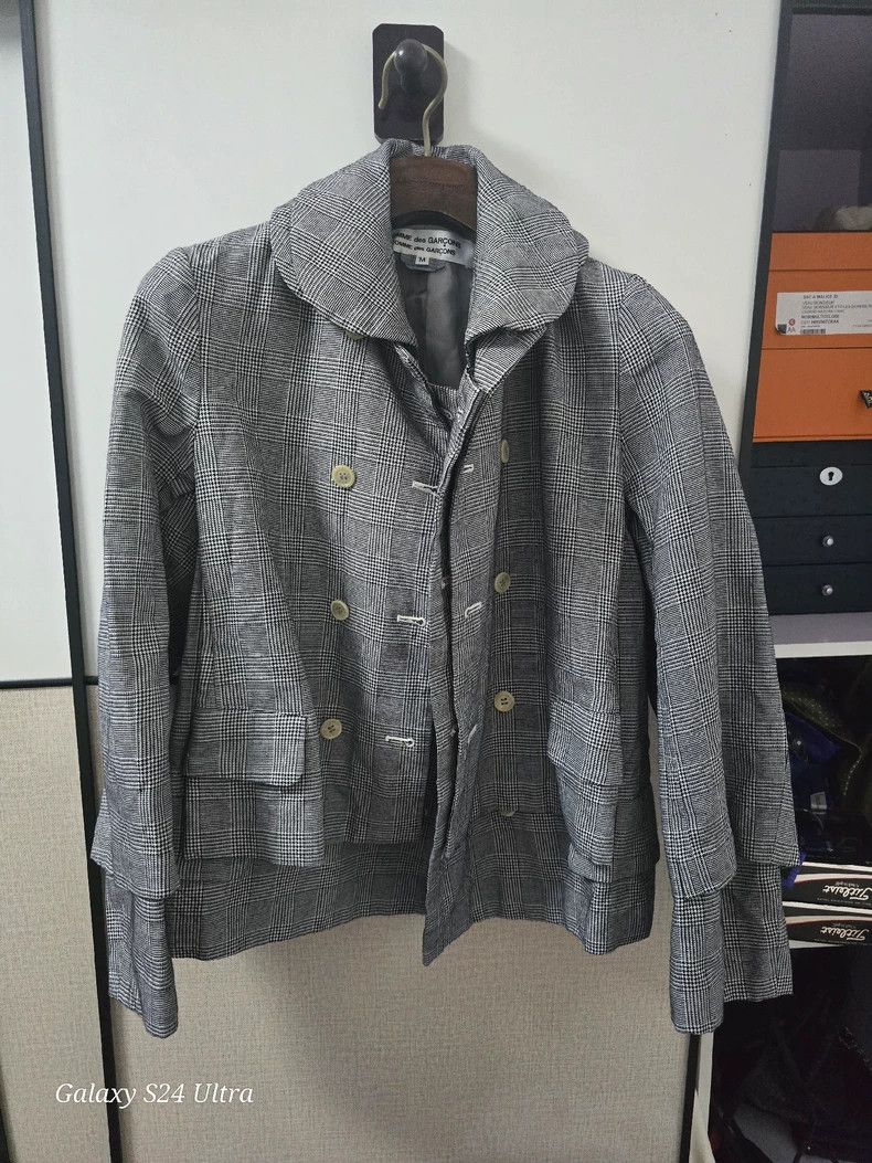 Comme des Garcons Comme des Garcons Plaid Jacket Size M-dmc Size US M / EU 48-50 / 2 - 1 Thumbnail