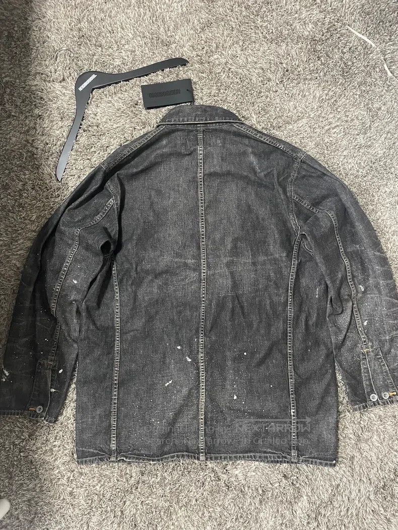 Neighborhood Neighborhood Black Splatter Denim Jacket Size US M / EU 48-50 / 2 - 7 Thumbnail