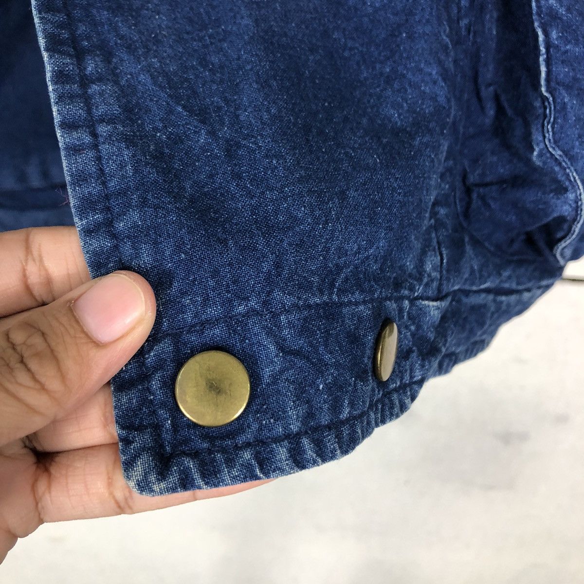 Issey Miyake 🔥Vintage Bomber Denim Jacket North Bound Japan Made Size US M / EU 48-50 / 2 - 16 Thumbnail