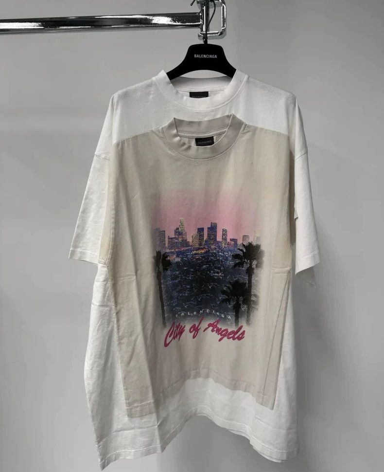 Balenciaga Balenciaga City of angels Los Angeles Night Scene Short Sl Size US L / EU 52-54 / 3 - 1 Thumbnail