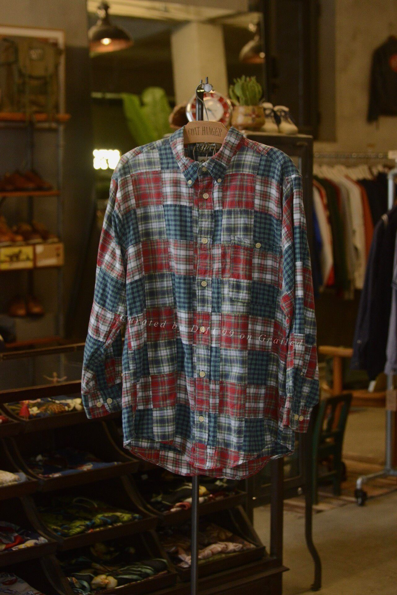 Orvis Orvis Patchwork Plaid Shirt Size US XL / EU 56 / 4 - 1 Thumbnail