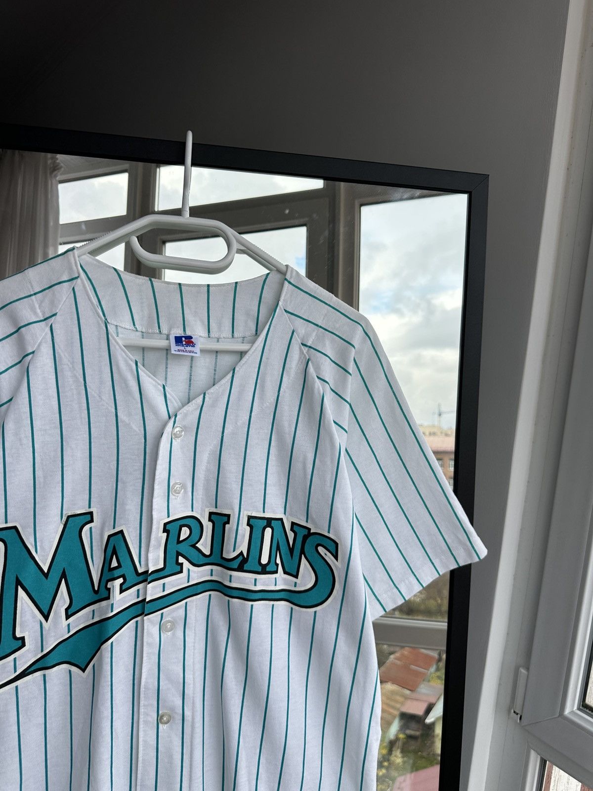 Russell Athletic Vintage Russell Athletic Florida Marlins MLB Baseball Jersey Size US L / EU 52-54 / 3 - 3 Thumbnail