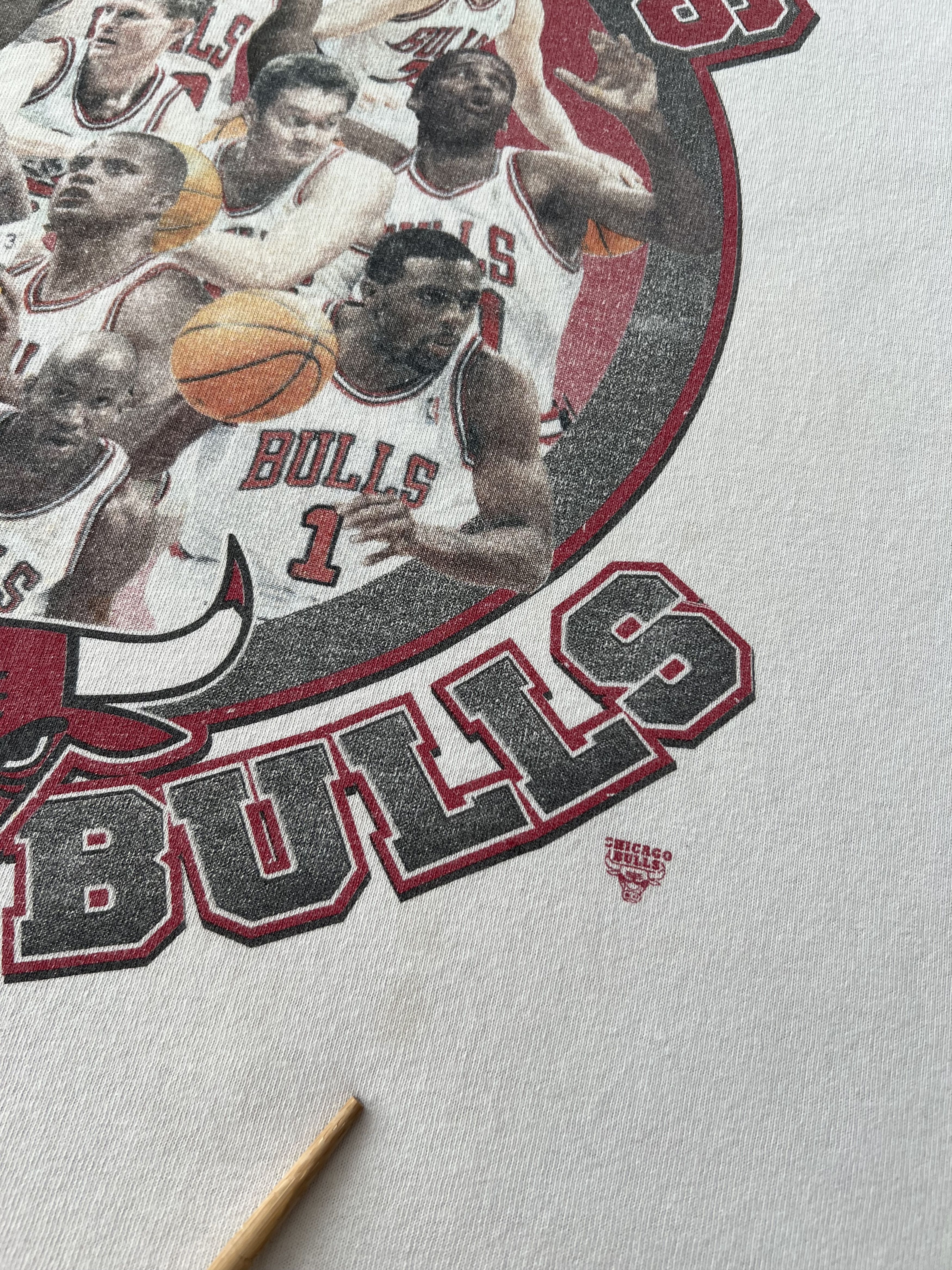 NBA Vintage 1997 Chicago Bulls NBA Finals Champs Starter T-shirt Size US M / EU 48-50 / 2 - 5 Thumbnail