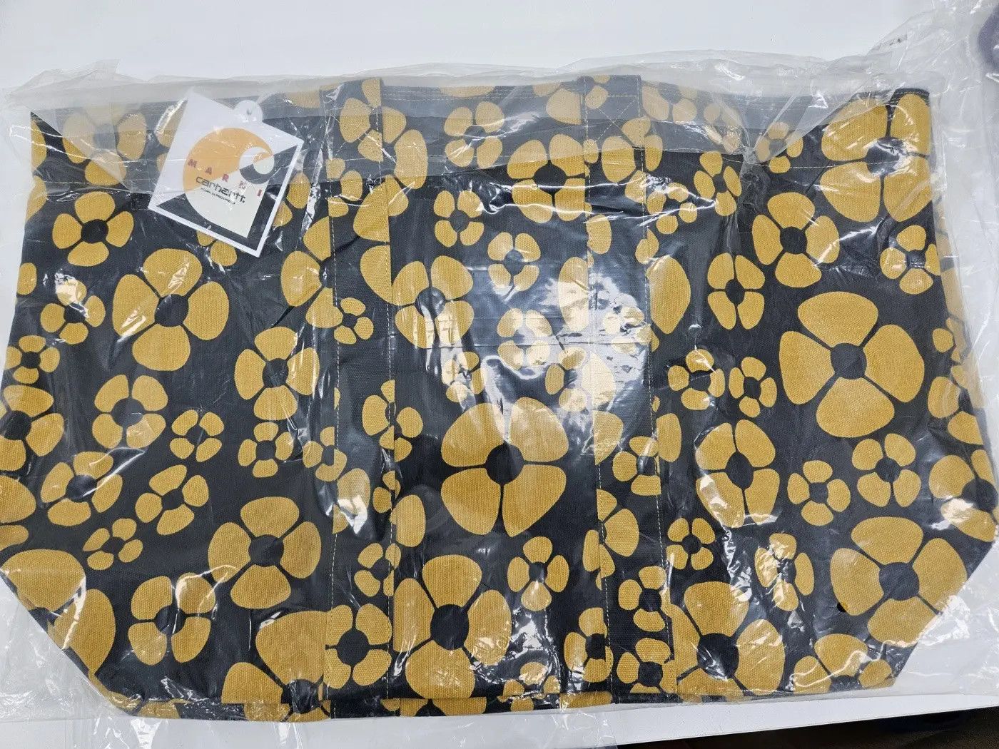 Carhartt Wip × Marni Marni x Carhartt Floral Print Tote SHMP0088U0 P4927 ZO266 Size ONE SIZE - 6 Thumbnail