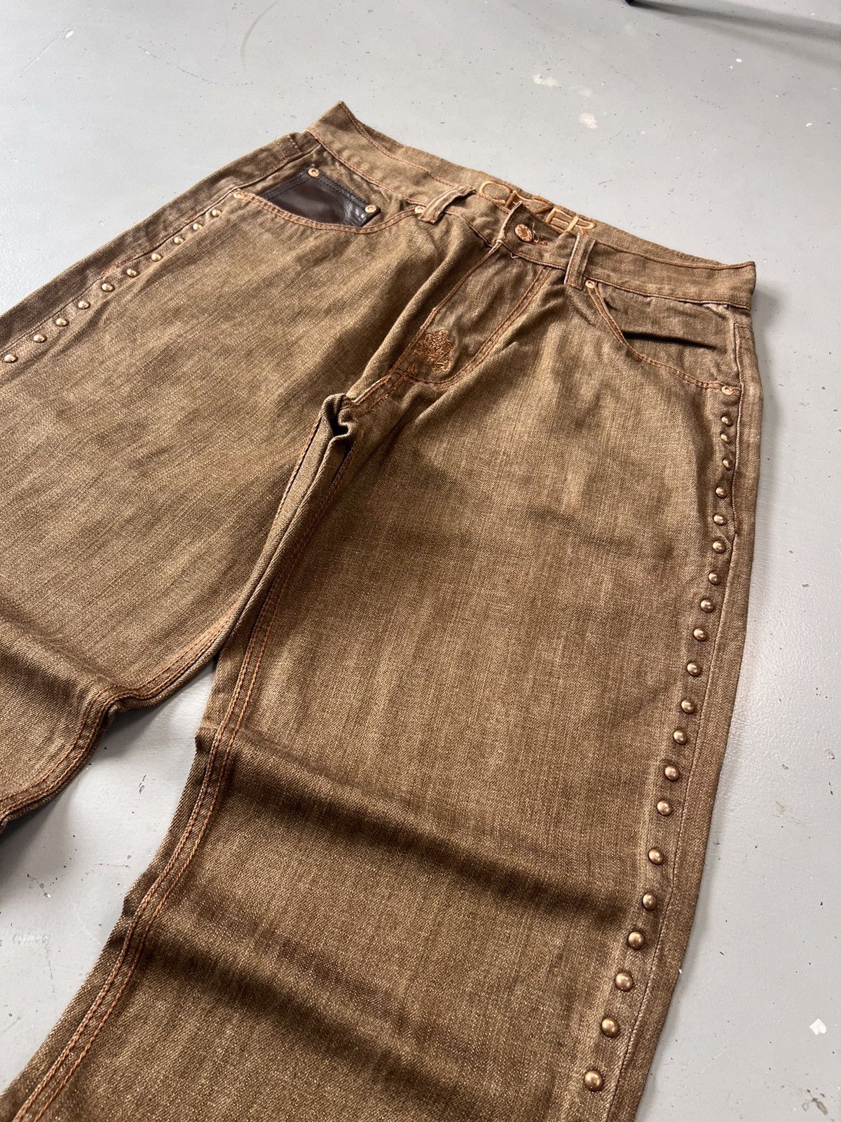 Vintage Crazy vintage cezer studs strips denim pant Size US 32 / EU 48 - 5 Thumbnail