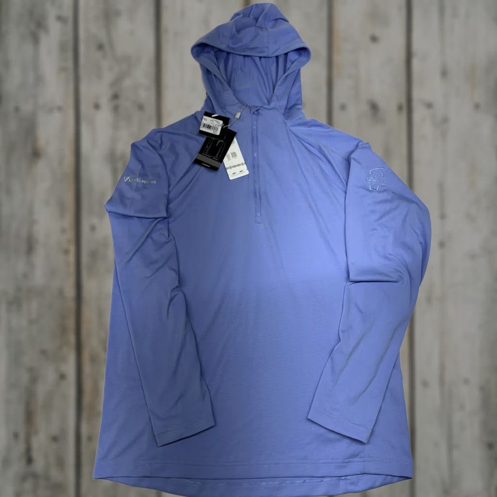 Vintage Waste Management Open Golf 1/4 Zip Blue Performance Hoodie Mens M NWT Size US M / EU 48-50 / 2 - 1 Thumbnail