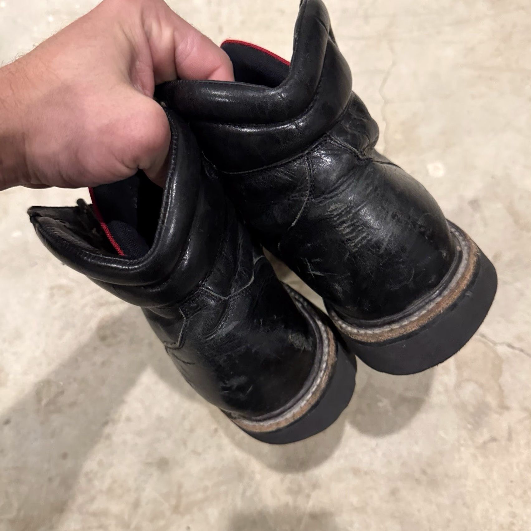 Vintage VINTAGE Wolverine Copeland Hiking Boots Genuine Leather Mens US 9 Black Size US 9 / EU 42 - 6 Thumbnail