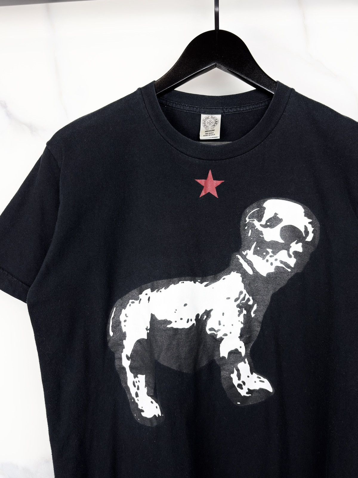 Chrome Hearts Chrome Hearts Vintage Joe Foti Skeeter Dog Star Skull Tshirt Size US M / EU 48-50 / 2 - 3 Thumbnail