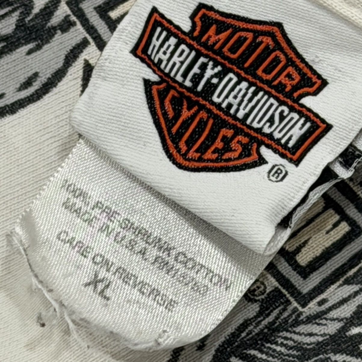 Harley Davidson VINTAGE Harley Davidson Long Sleeve Tee Size US XL / EU 56 / 4 - 3 Thumbnail