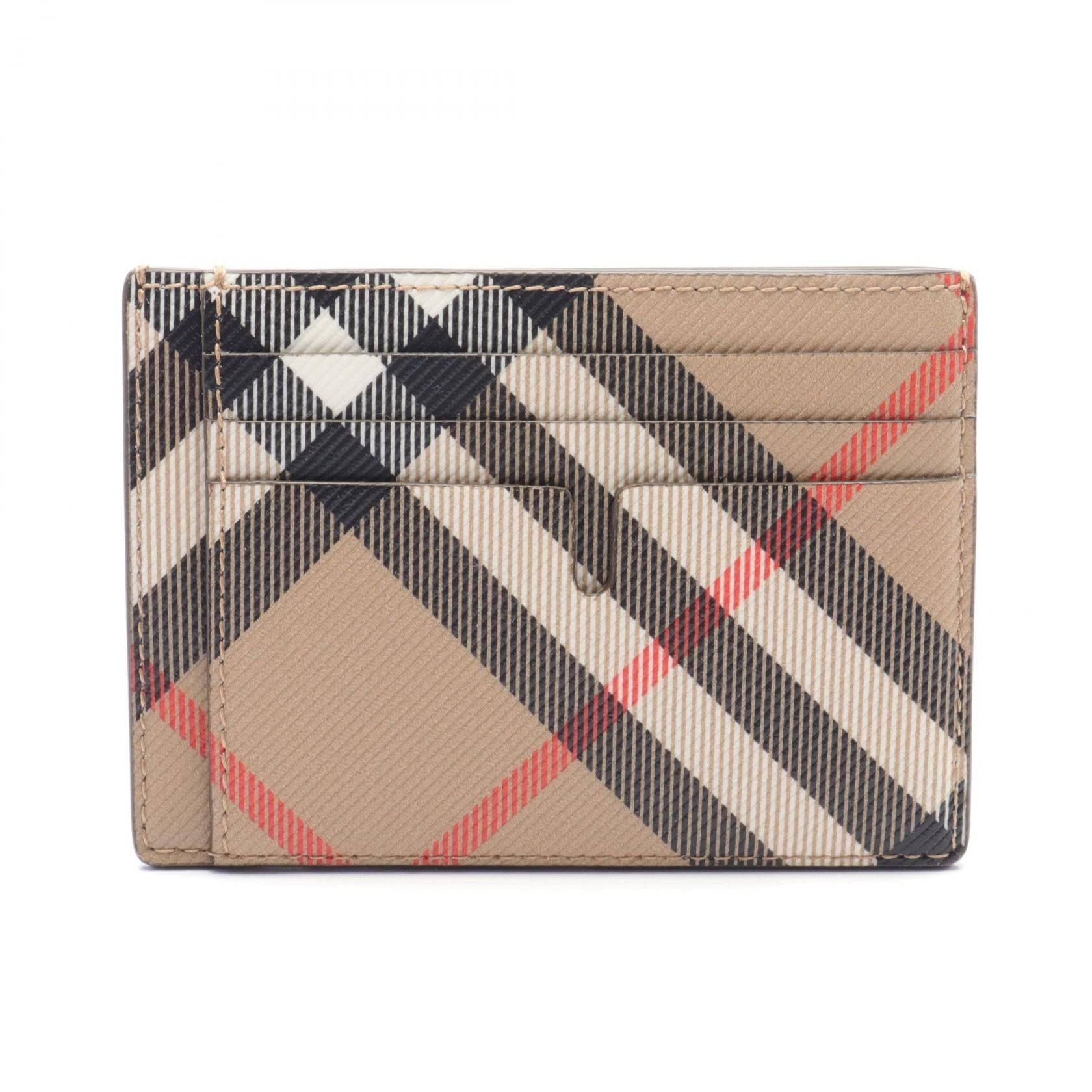 Burberry Burberry Card Case Coated Canvas Beige Multicolor Size ONE SIZE - 1 Thumbnail