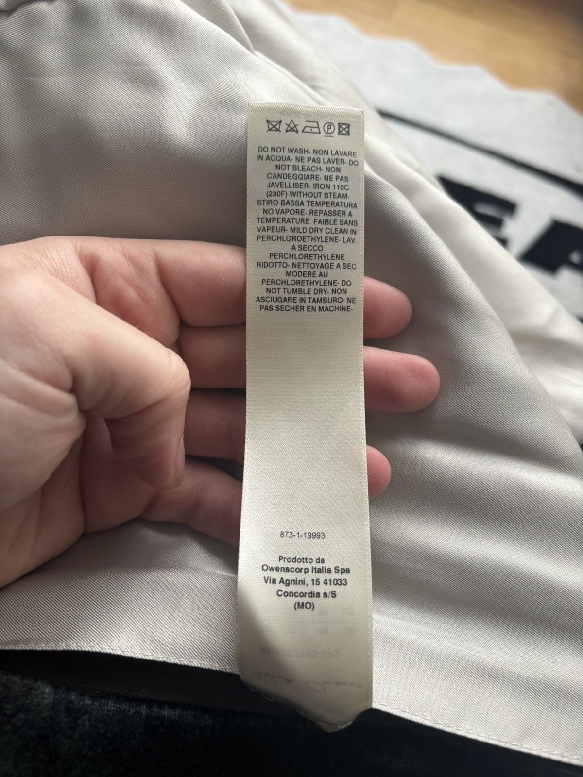 Rick Owens Rick Owens fw22 mainline Velvet Gradient ma-1 Jacket