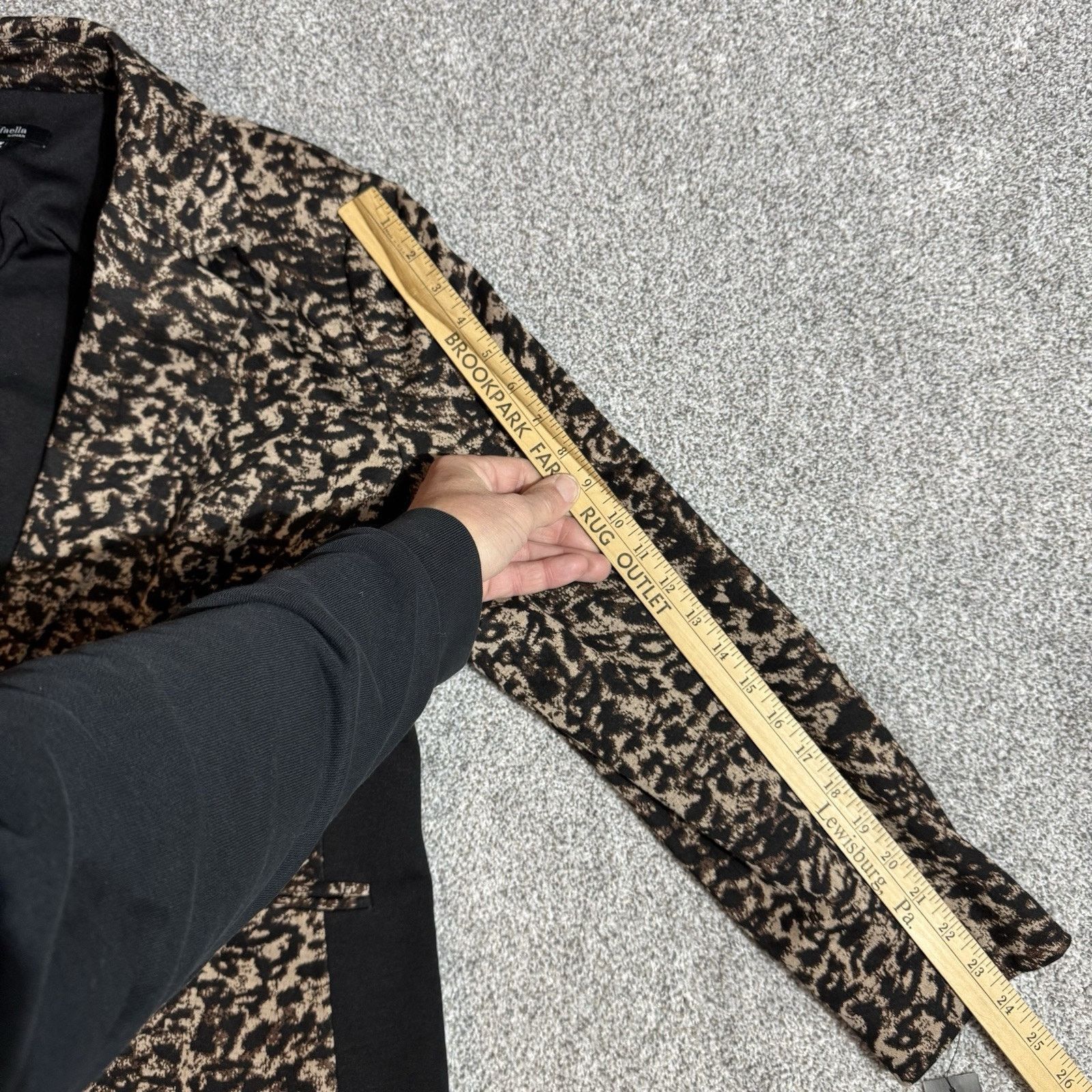 Other Rafaella Blazer Women 18W Plus Leopard Print Lagenlook Retro Size XXL / US 16-18 / IT 52-54 - 10 Thumbnail