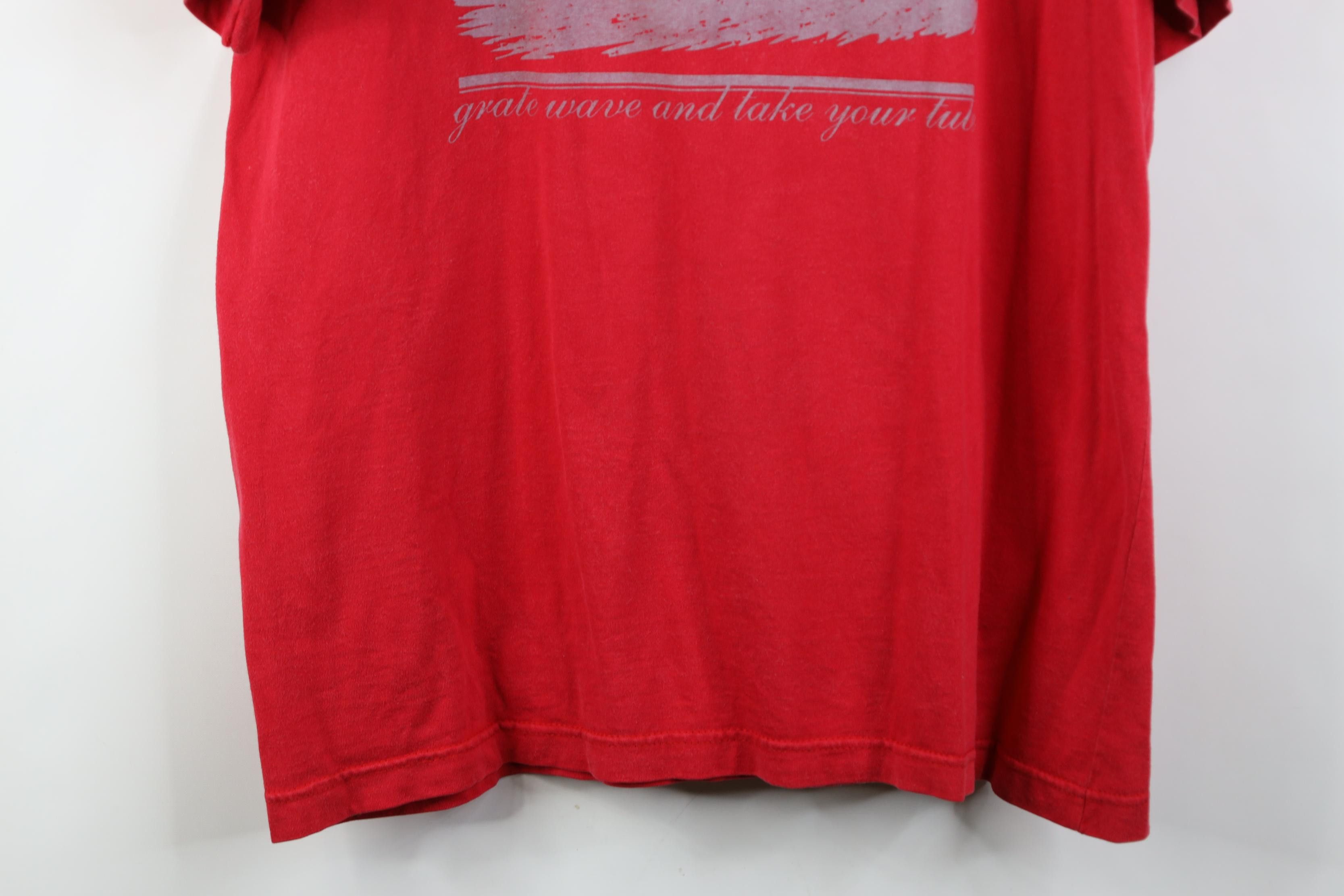 Vintage Vintage 90s Streetwear Paradise Island Wave Tubing T-Shirt Size US L / EU 52-54 / 3 - 3 Thumbnail