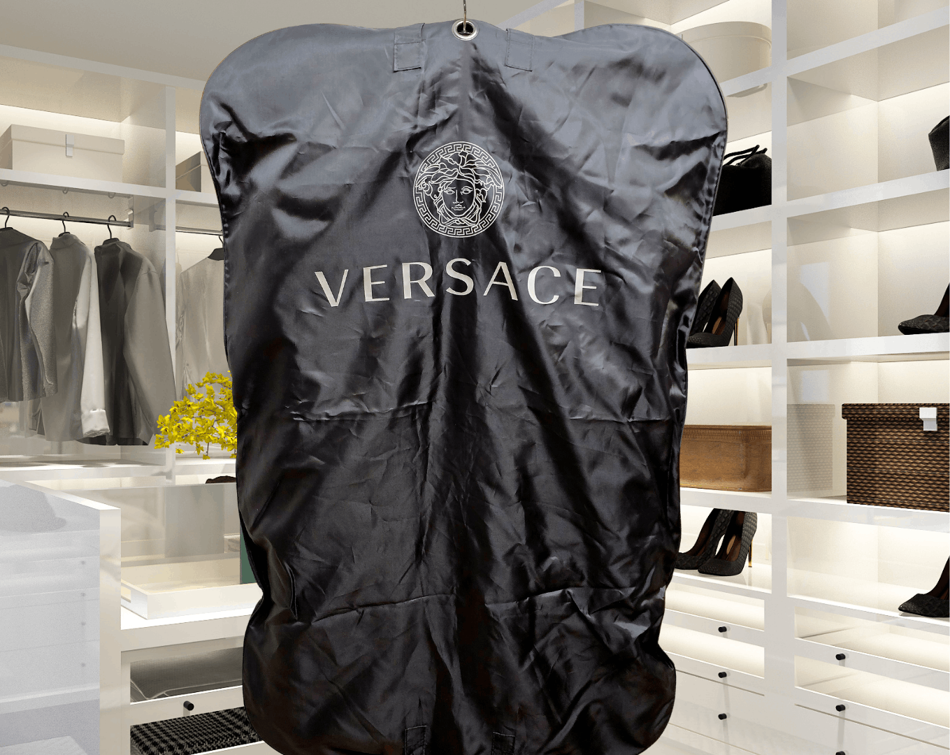 Versace $1950 Versace Wool and Leather Black Cardigan. IT54 Size US L / EU 52-54 / 3 - 15 Thumbnail