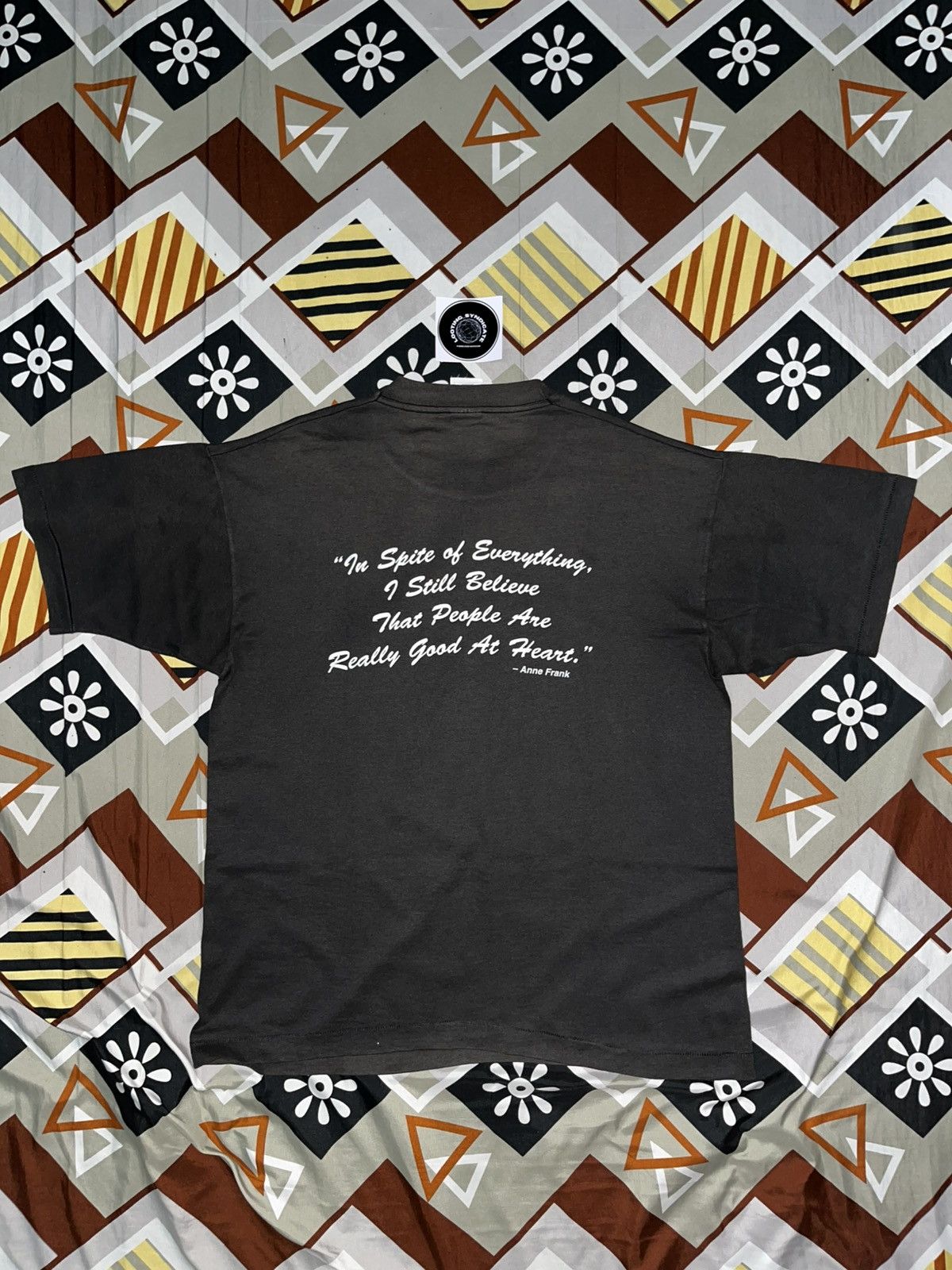 Vintage Sick🔥 Vintage Anne Frank Trash & Faded Tee Size US L / EU 52-54 / 3 - 5 Thumbnail