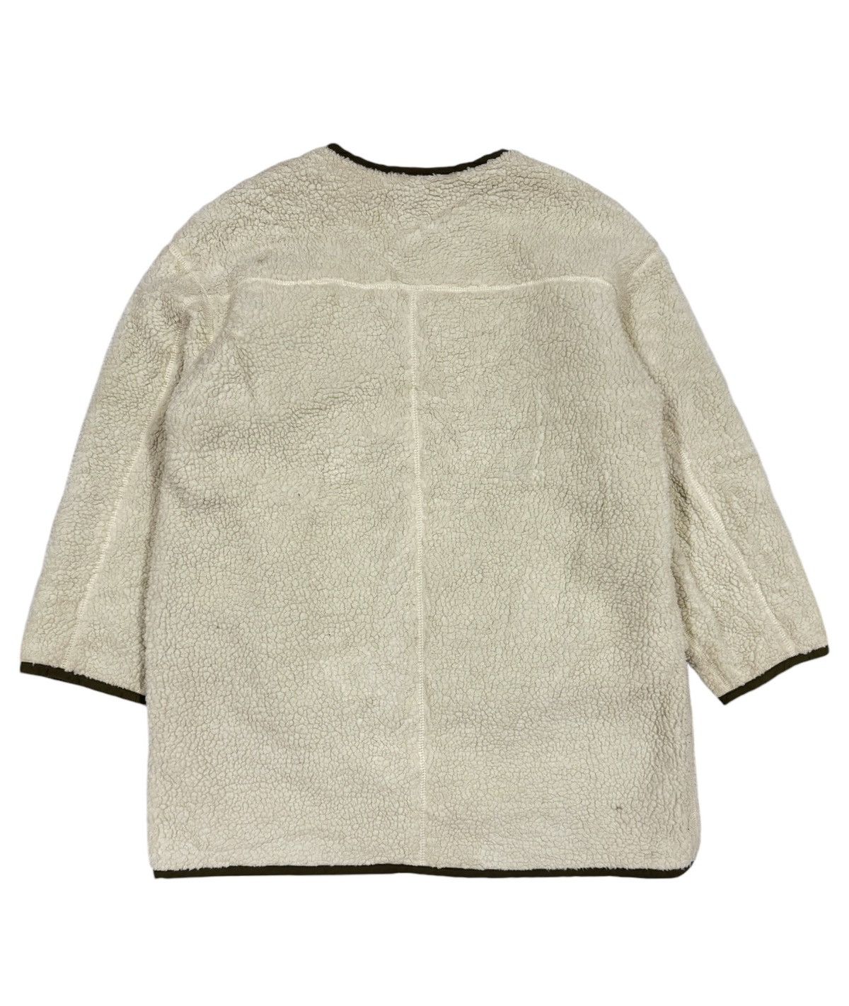 Beams Plus × Japanese Brand Vtg🔥Ray Beams Military Quilted Cardigan Reversible Sherpa Size US M / EU 48-50 / 2 - 4 Thumbnail