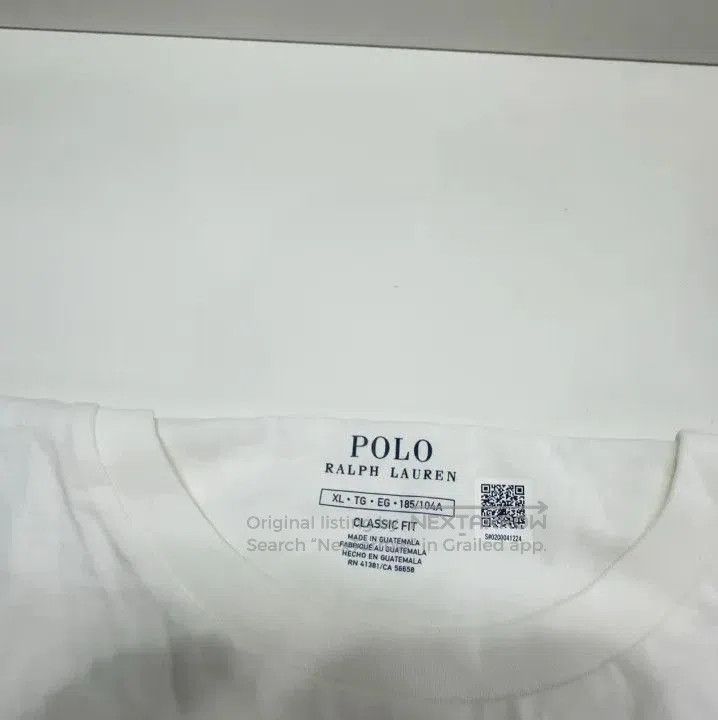 Polo Ralph Lauren Polo Ralph Lauren SS22 Men's White Embroidered T. Size US XL / EU 56 / 4 - 4 Thumbnail
