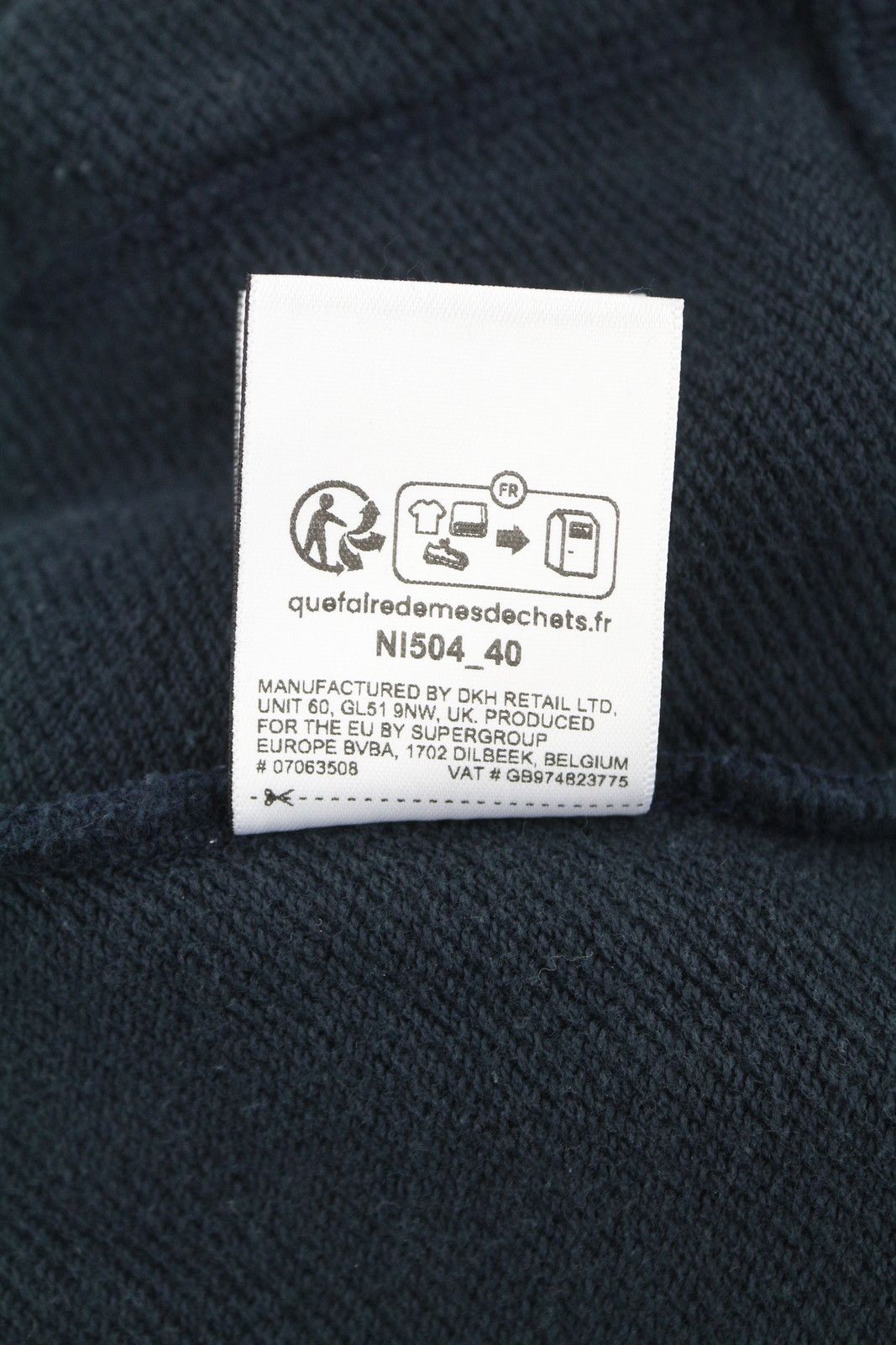 Superdry TRACK & FIELD M Dark Blue Kangaroo Hoodie 87124 Size US M / EU 48-50 / 2 - 9 Thumbnail