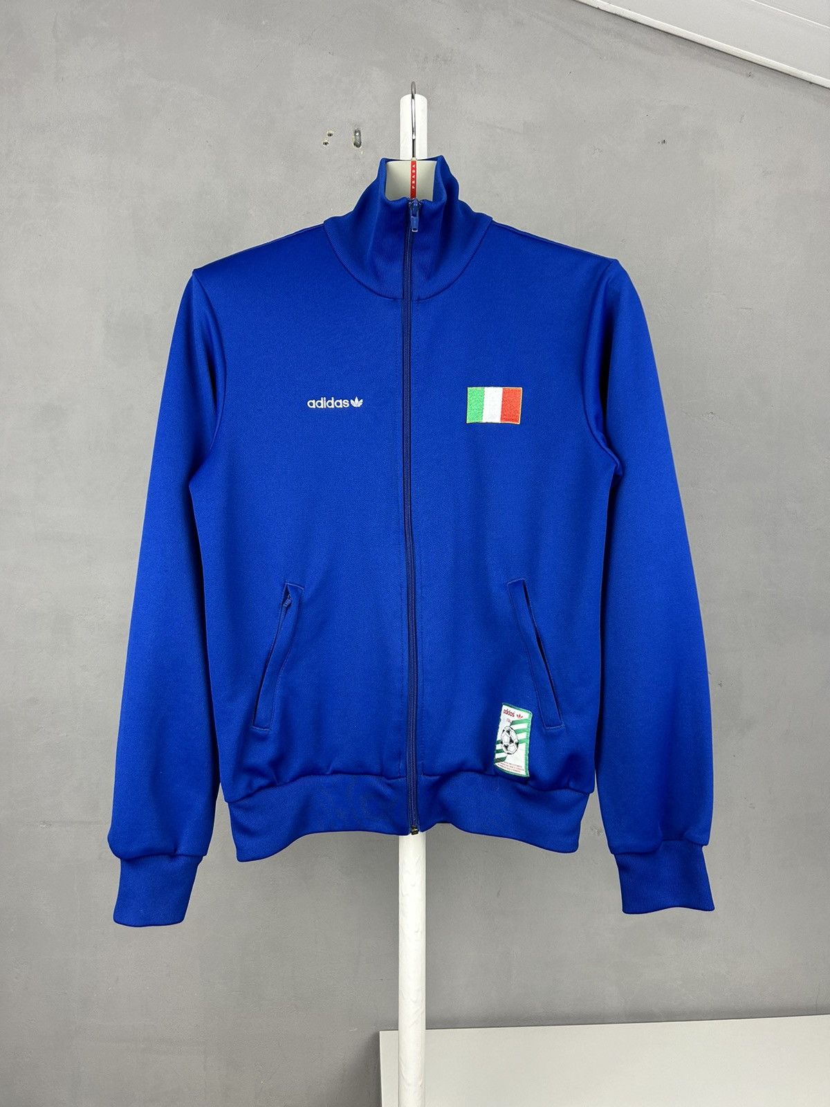 Adidas Vintage Adidas Originals Italia Track Jacket Blue Full Zip Size US S / EU 44-46 / 1 - 1 Thumbnail