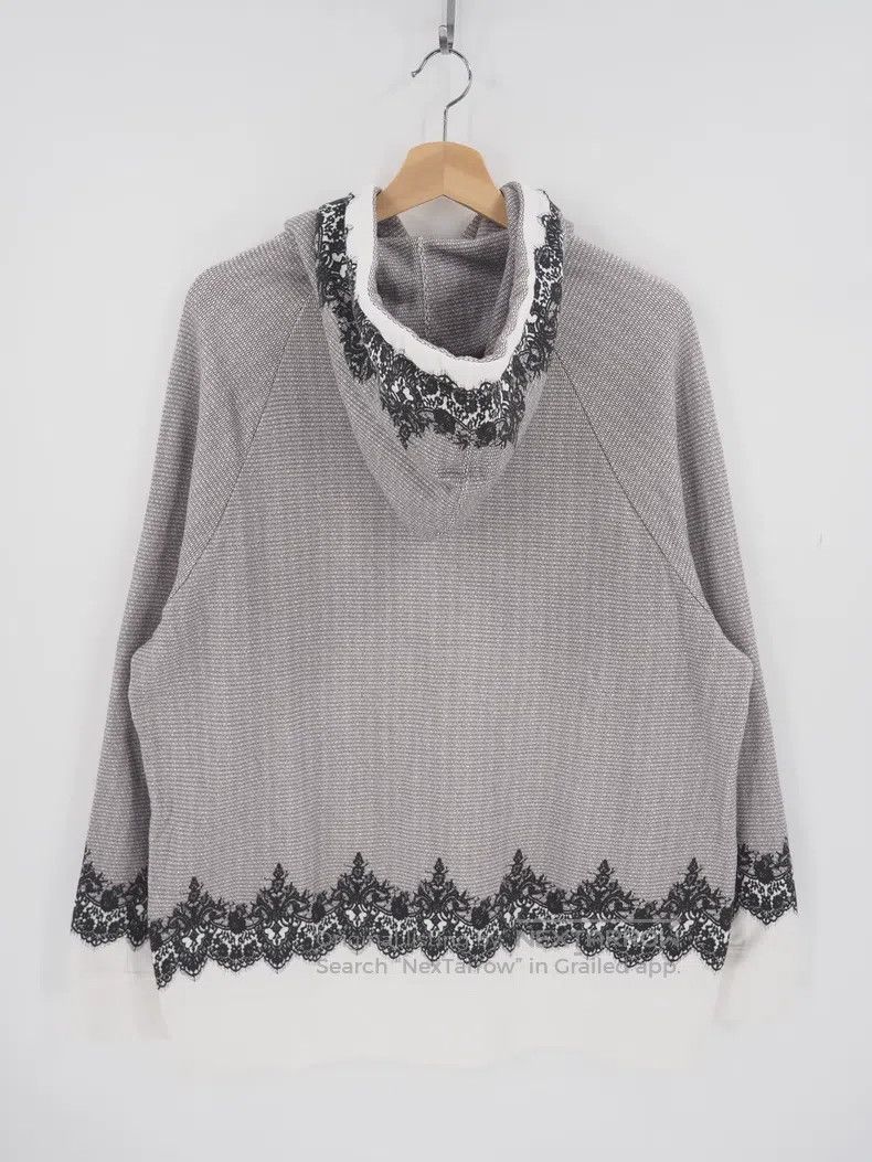 Undercover Undercover Gray Lace Print Hoodie Size M / US 6-8 / IT 42-44 - 2 Thumbnail