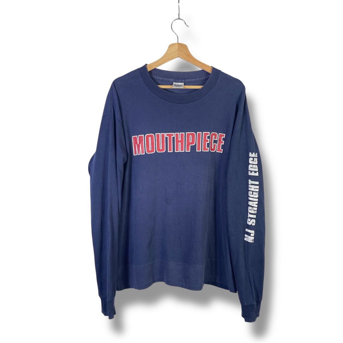 Band Tees Vintage 90s Mouthpiece NJ Straight Edge Hardcore L/S Tshirt Size US L / EU 52-54 / 3 - 1 Thumbnail