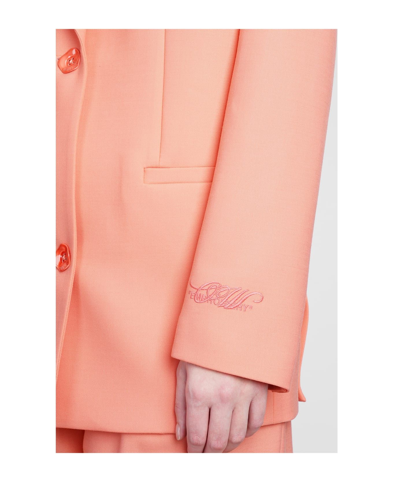Off-White o1y1125 Blazer in Orange Size M / US 6-8 / IT 42-44 - 5 Thumbnail