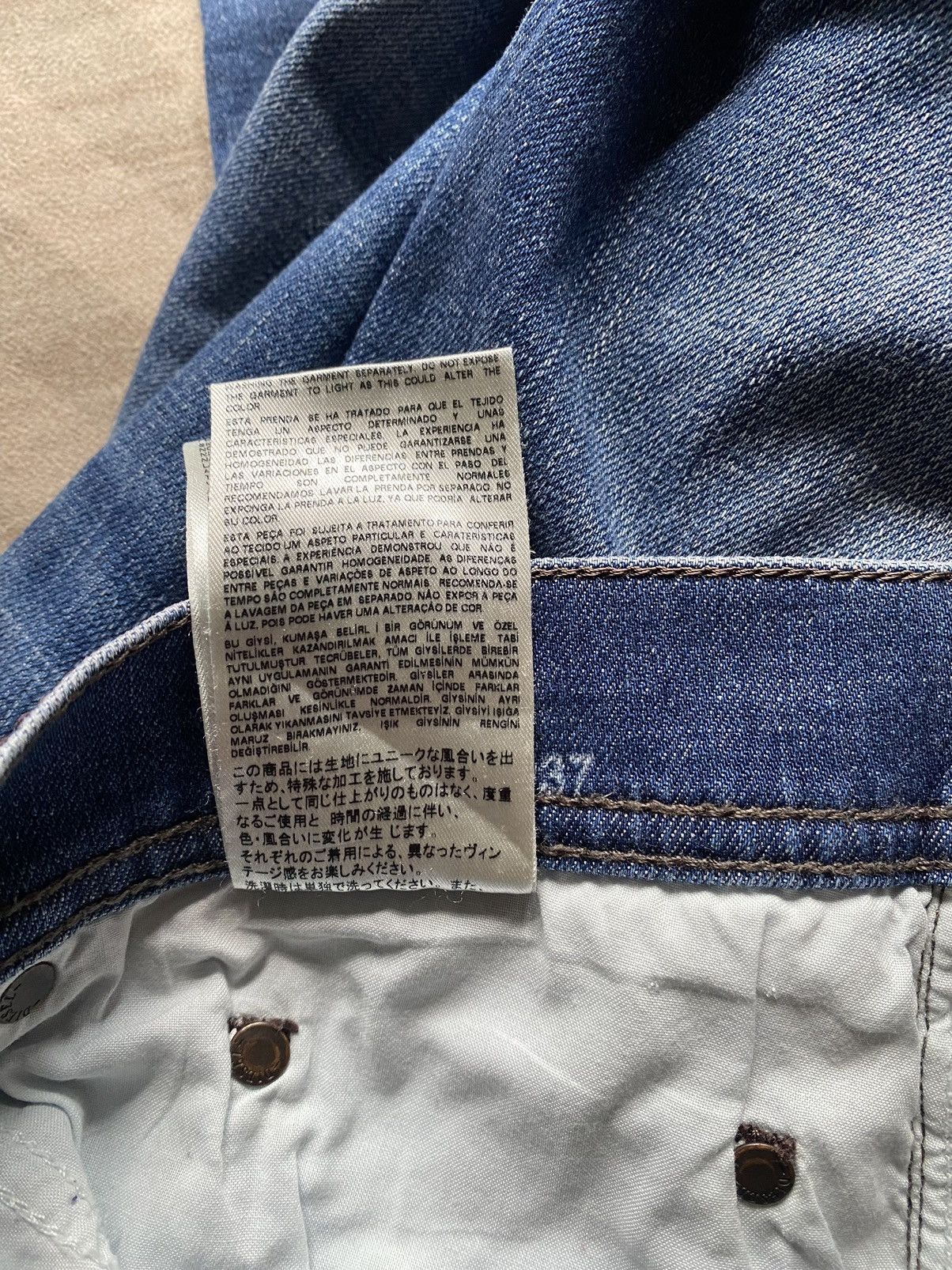 Diesel Diesel Industry Slim Fit Denim Size US 31 - 12 Thumbnail