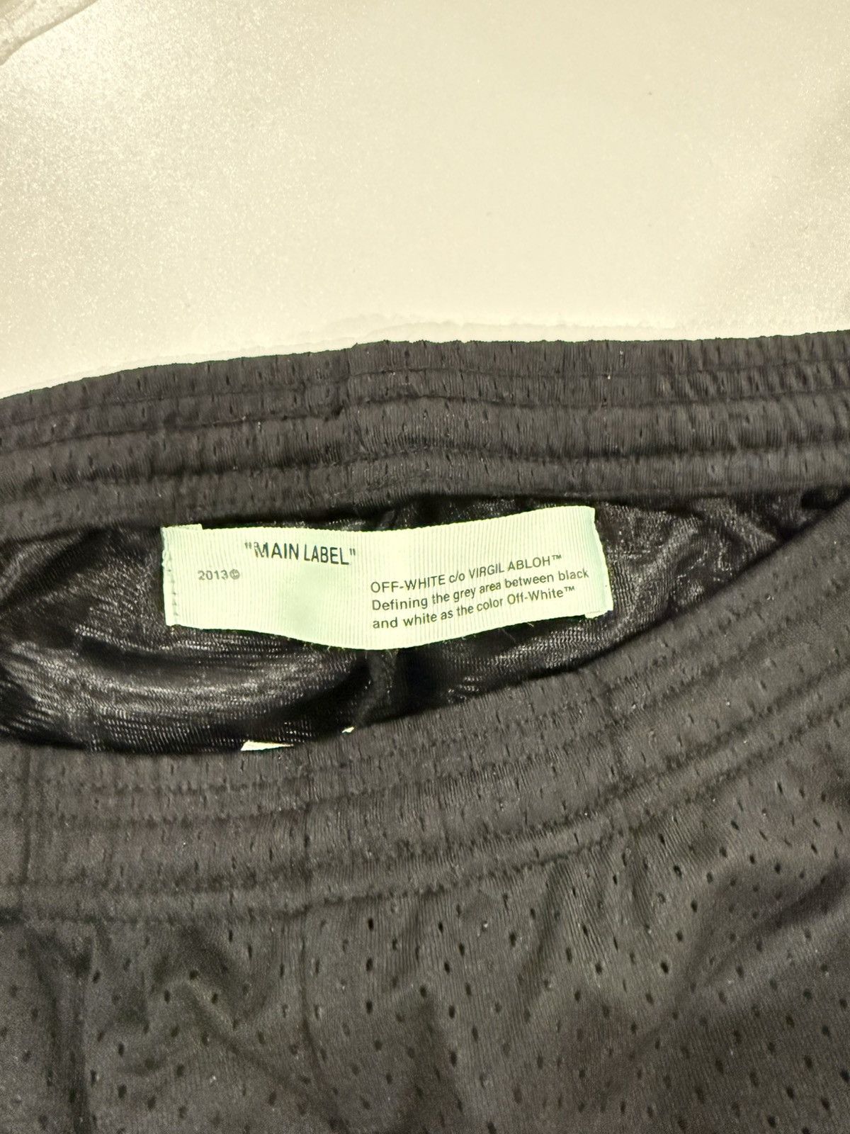 Off-White Off-White Basic Logo Mesh Shorts Black Size US 30 / EU 46 - 7 Thumbnail