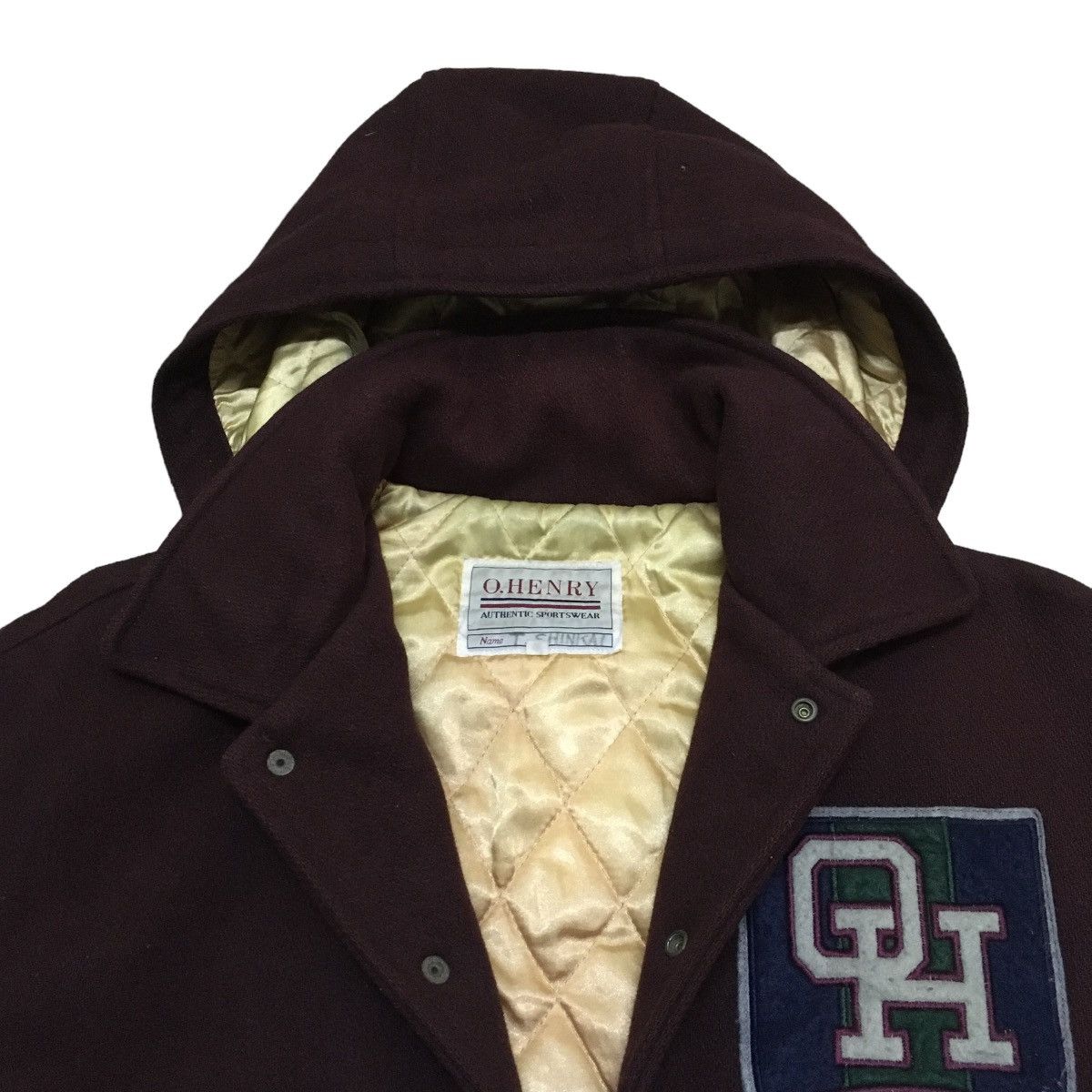 Vintage Rare Design Vintage O.Henry Leather Varsity Jacket 1983s Size US M / EU 48-50 / 2 - 7 Thumbnail
