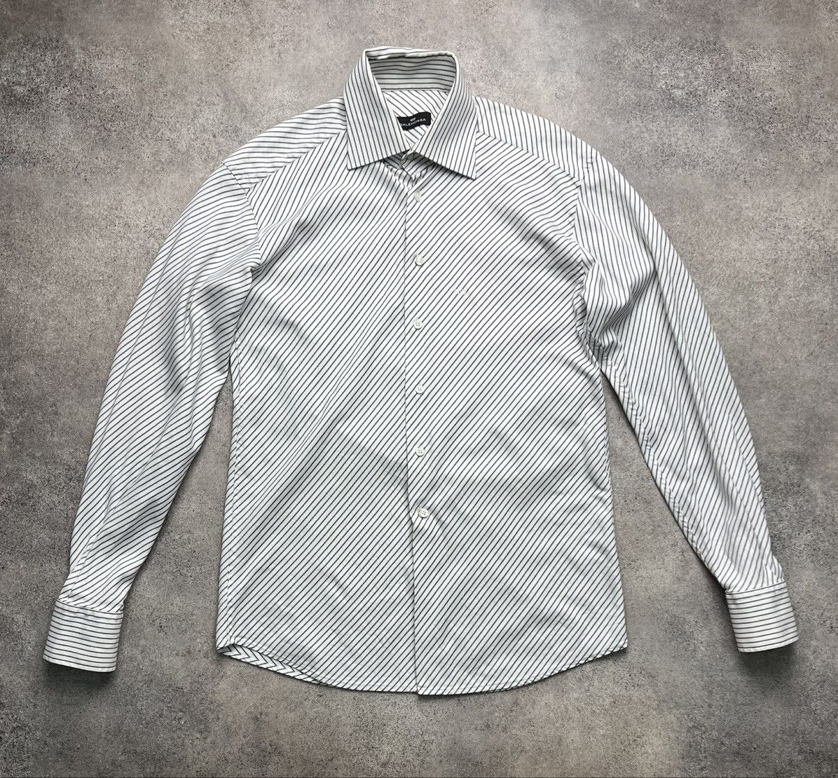 Balenciaga Balenciaga 90s striped shirt Size US L / EU 52-54 / 3 - 1 Thumbnail