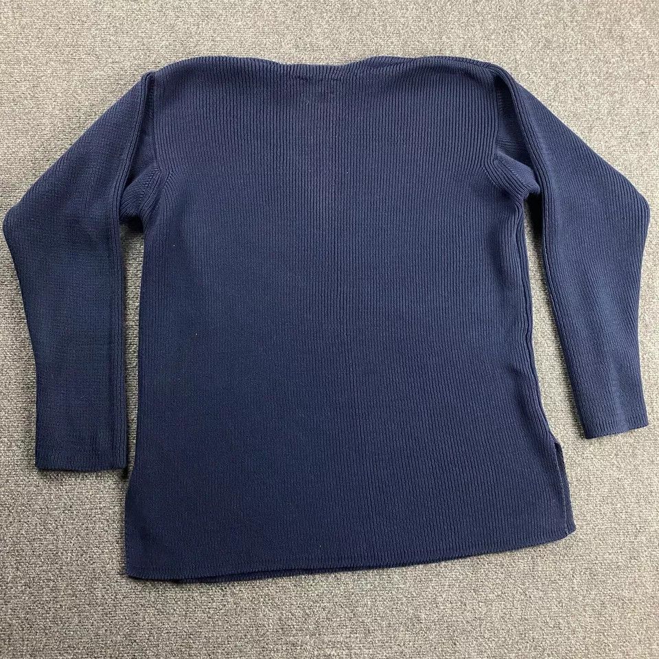 Lands' End × Vintage Vintage Lands' End Sweater Women's Large Blue 14-16 Regular Size L / US 10 / IT 46 - 6 Thumbnail
