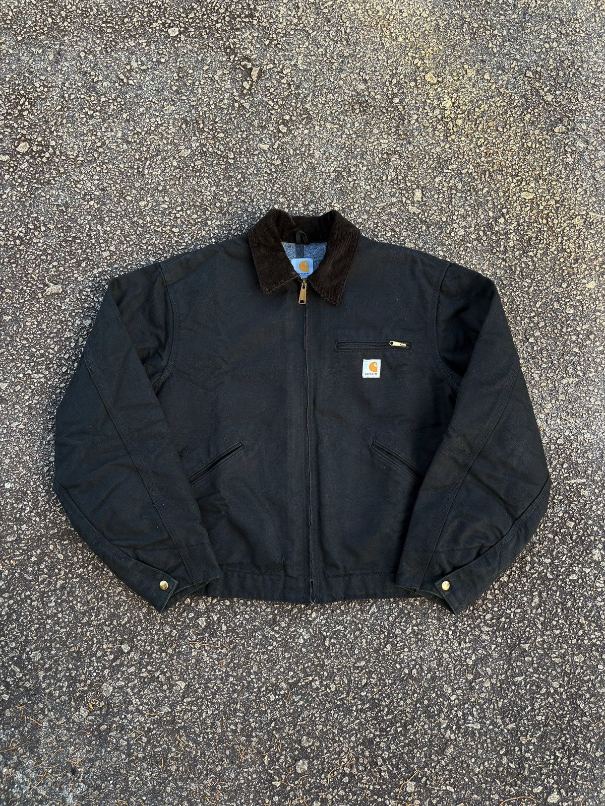 Carhartt × Vintage Carhartt J01 90s Detroit Jacket Black
