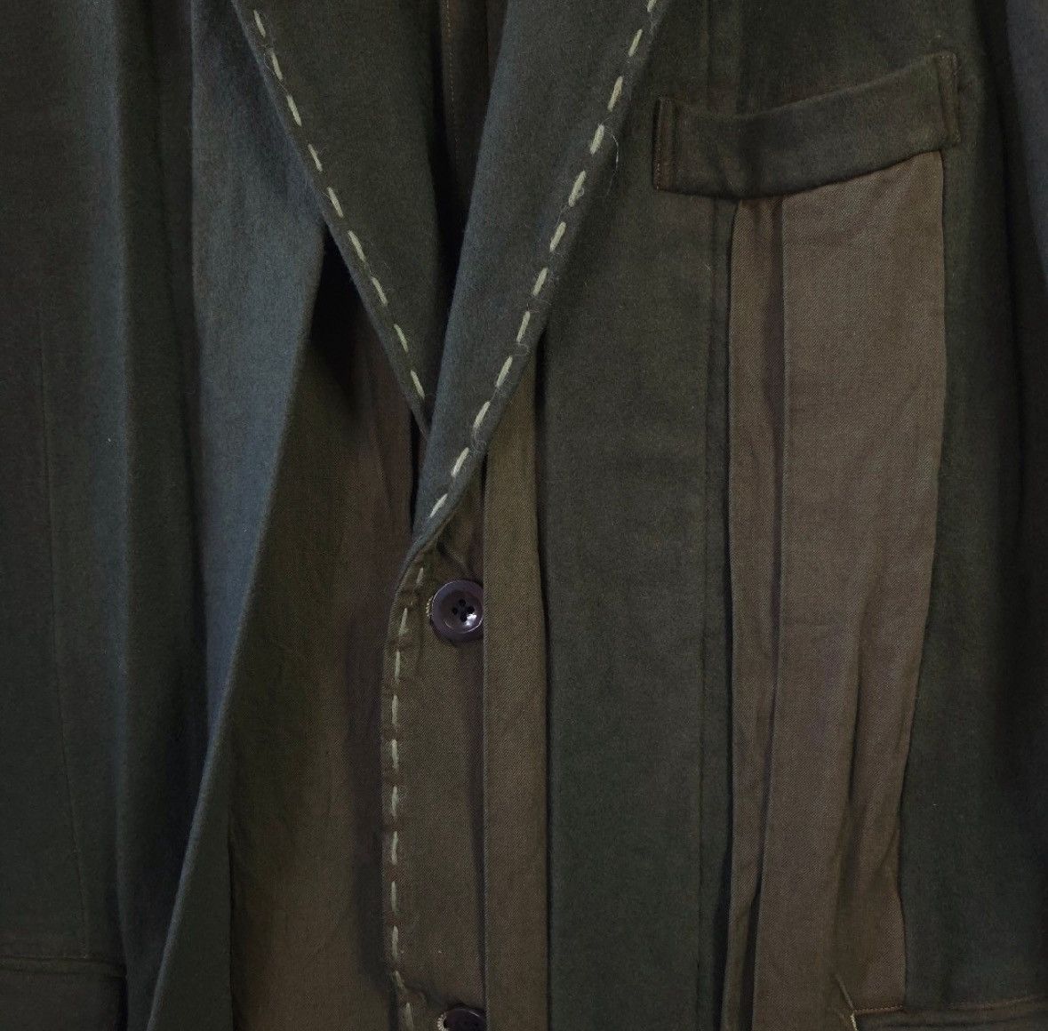Yohji Yamamoto 2006aw Yohji Yamamoto POUR HOMME Pleated Jacket Size US M / EU 48-50 / 2 - 4 Thumbnail