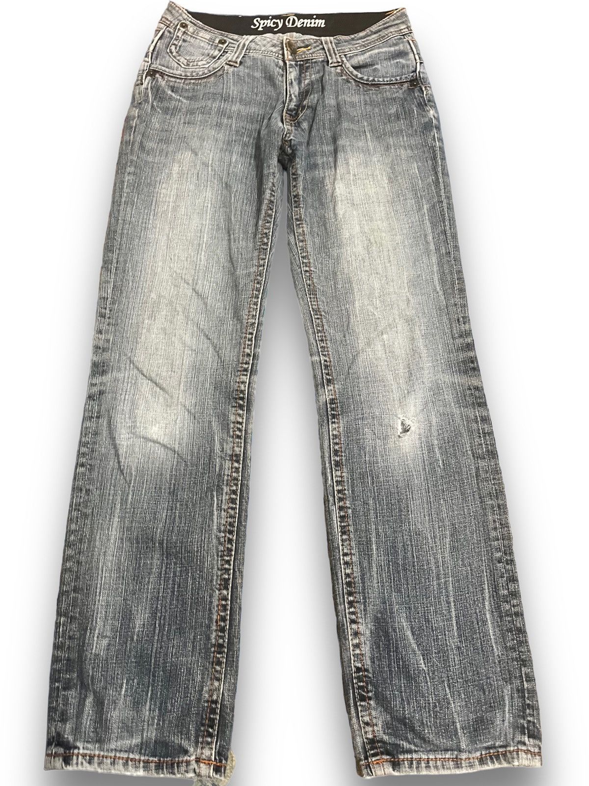 Japanese Brand × Vintage Vintage Spicy Denim Double Waist By Theoria Size US 30 / EU 46 - 1 Thumbnail