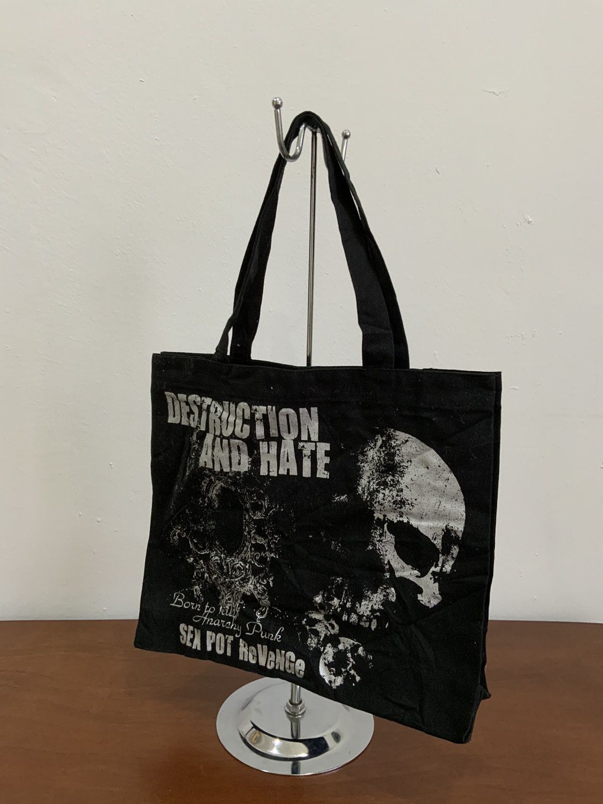 Unsound Rags Sex Pot Revenge Destruction and Hate Big Logo Tote Bag Size ONE SIZE - 2 Thumbnail