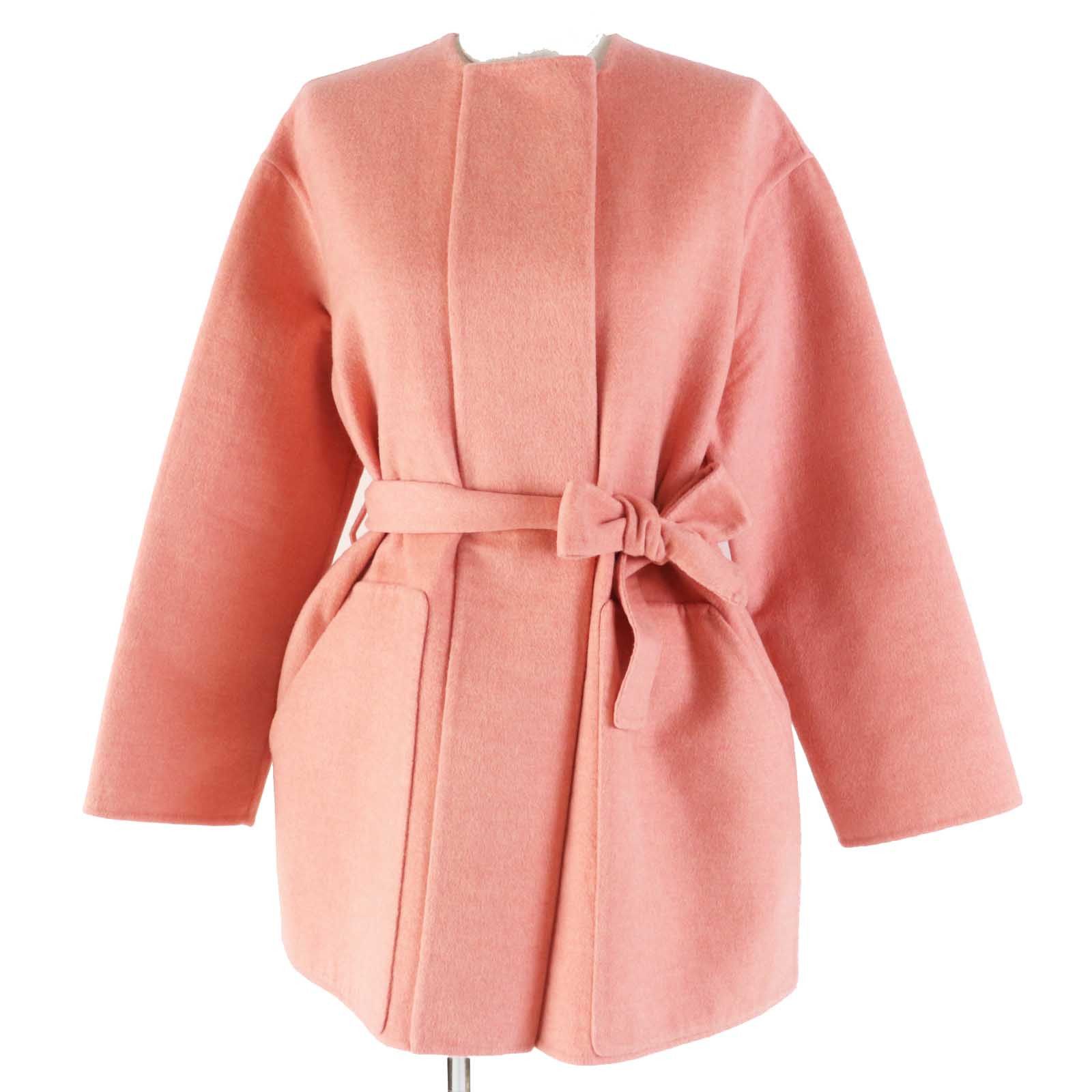 Hermes Hermes Hermès 100% Baby Cashmere Coat 34 Textile Outerwear DUTY FREE for USA Size ONE SIZE - 1 Thumbnail