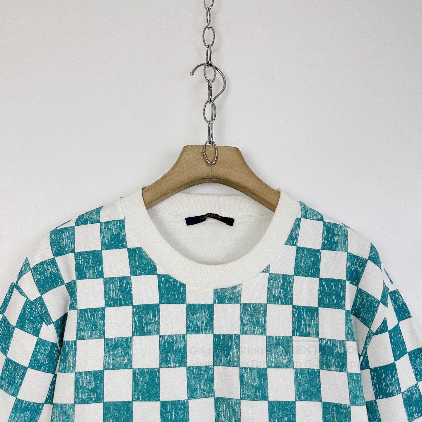 Louis Vuitton Louis Vuitton x Nigo Checkered Crewneck Sweatshirt. Size US XL / EU 56 / 4 - 3 Thumbnail