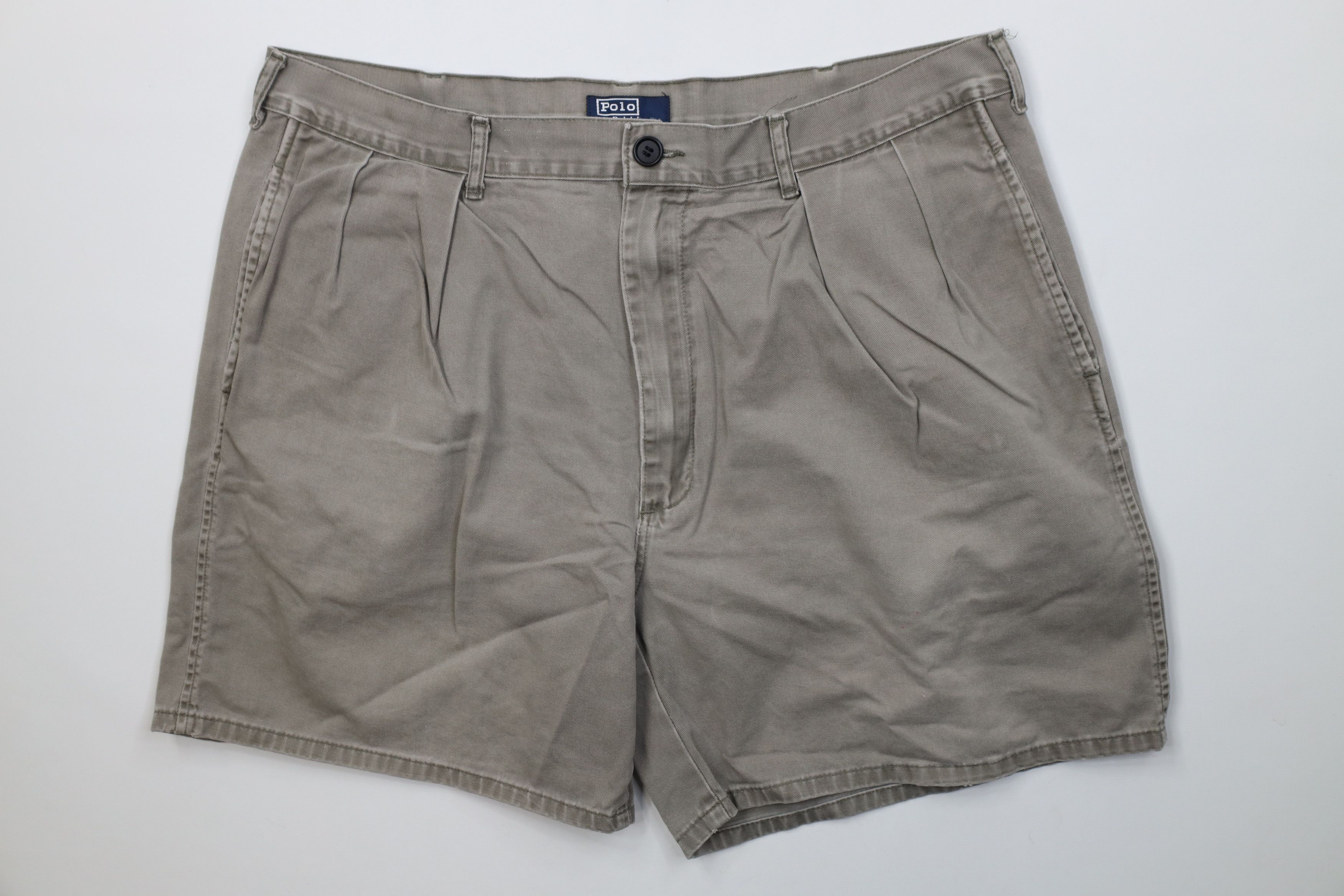 Ralph Lauren Vintage 90s Ralph Lauren Above Knee Chino Shorts Cotton USA Size US 38 / EU 54 - 1 Thumbnail